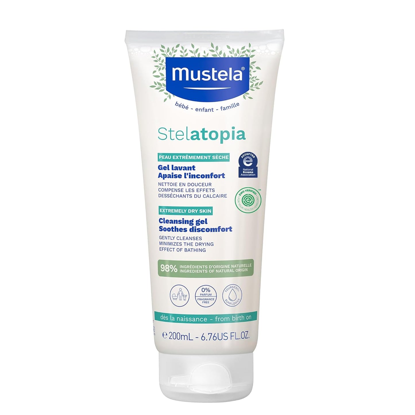 Mustela Stelatopia Cleansing Gel 200 Ml