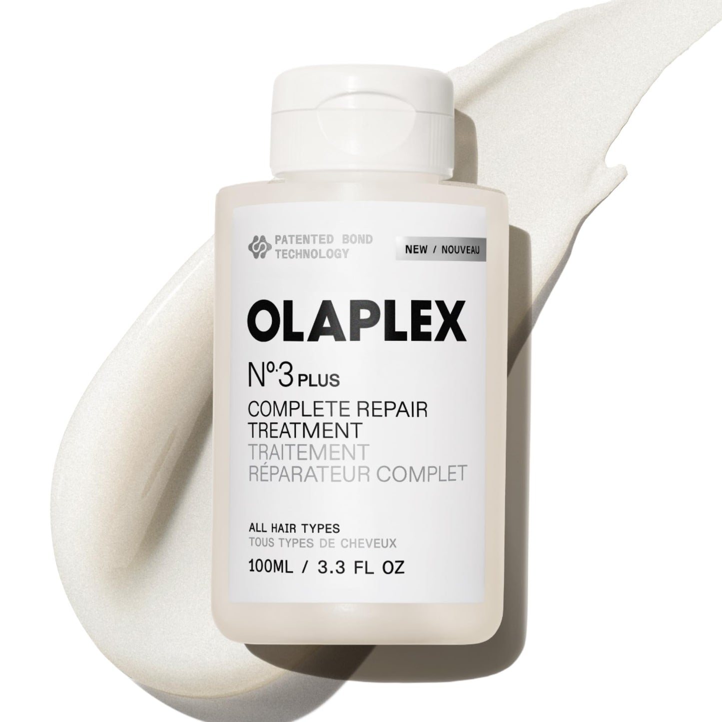 OLAPLEX N°.3PLUS Complete Repair Treatment, Hair Damage Repair Rreatment for Immediately Stronger, Softer Hair (100ml)