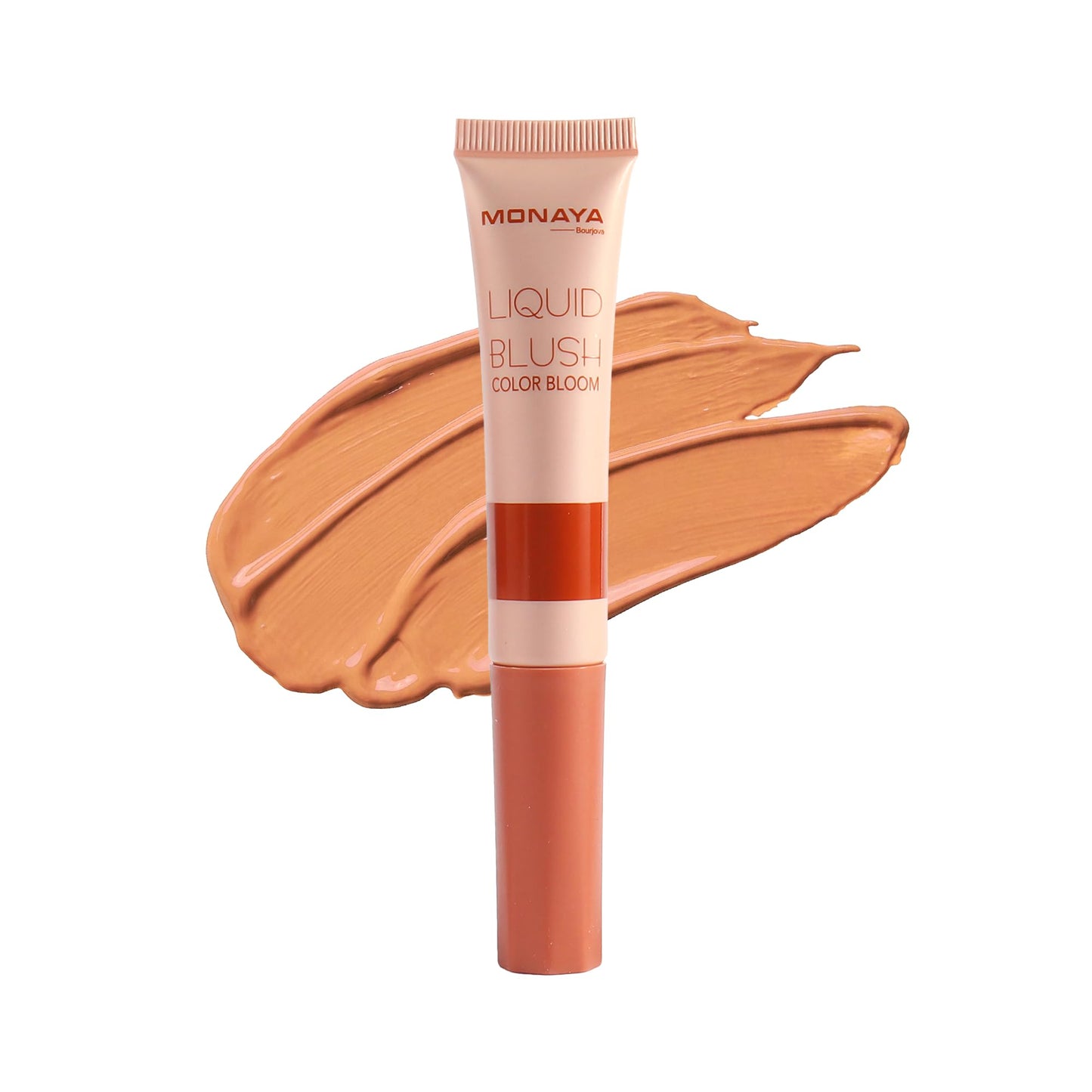 Monaya S008 Instant Liquid Blush – Lightweight Liquid Formula with Natural Glow, Seamless Blend, Buildable Color from Soft to Bold, Long-Lasting Wear (S204)