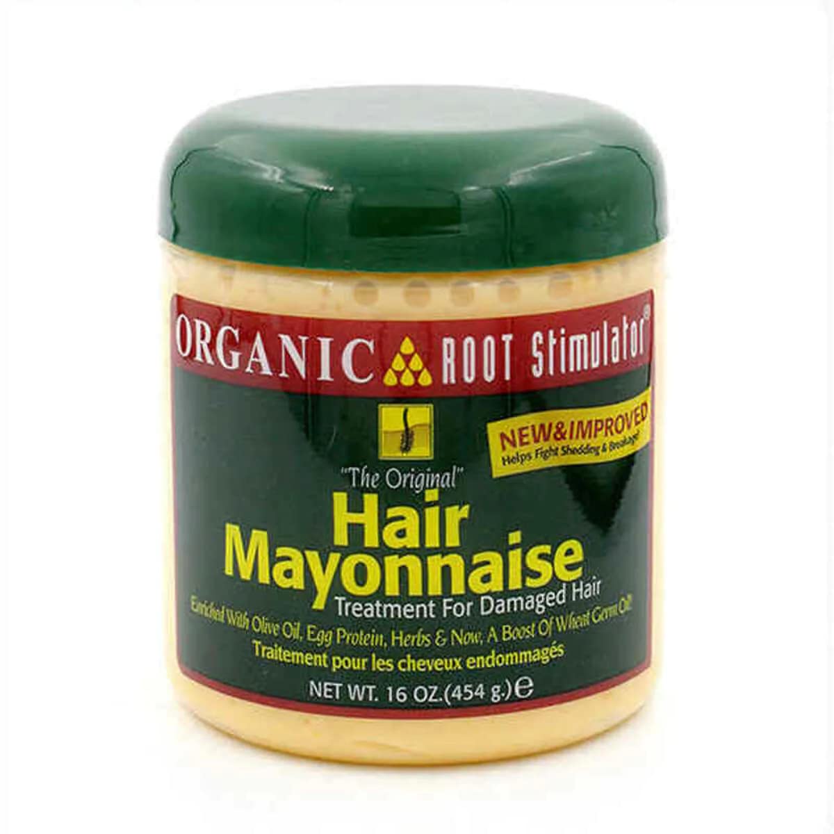 ORS Hair Mayonnaise with Nettle Leaf and Egg Protein (454g) | Promotes Hair Restoring and Deep Conditioning Treatment | For Dry and Damaged Hair