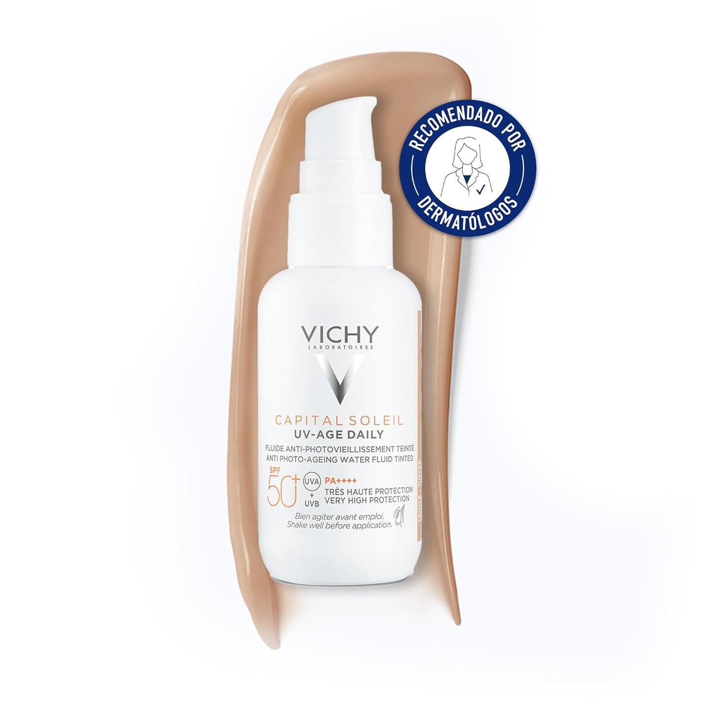 VICHY CAPITAL SOLEIL uv-age daily water fluid con color SPF50+ 40