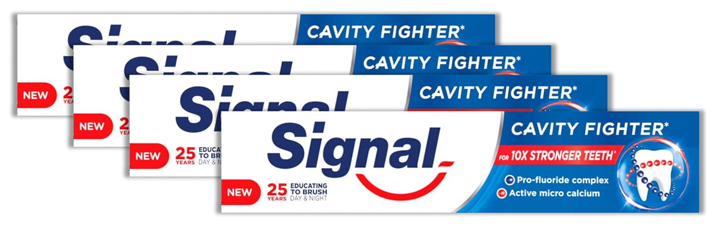 Signal Toothpaste, 4 X 120 Ml