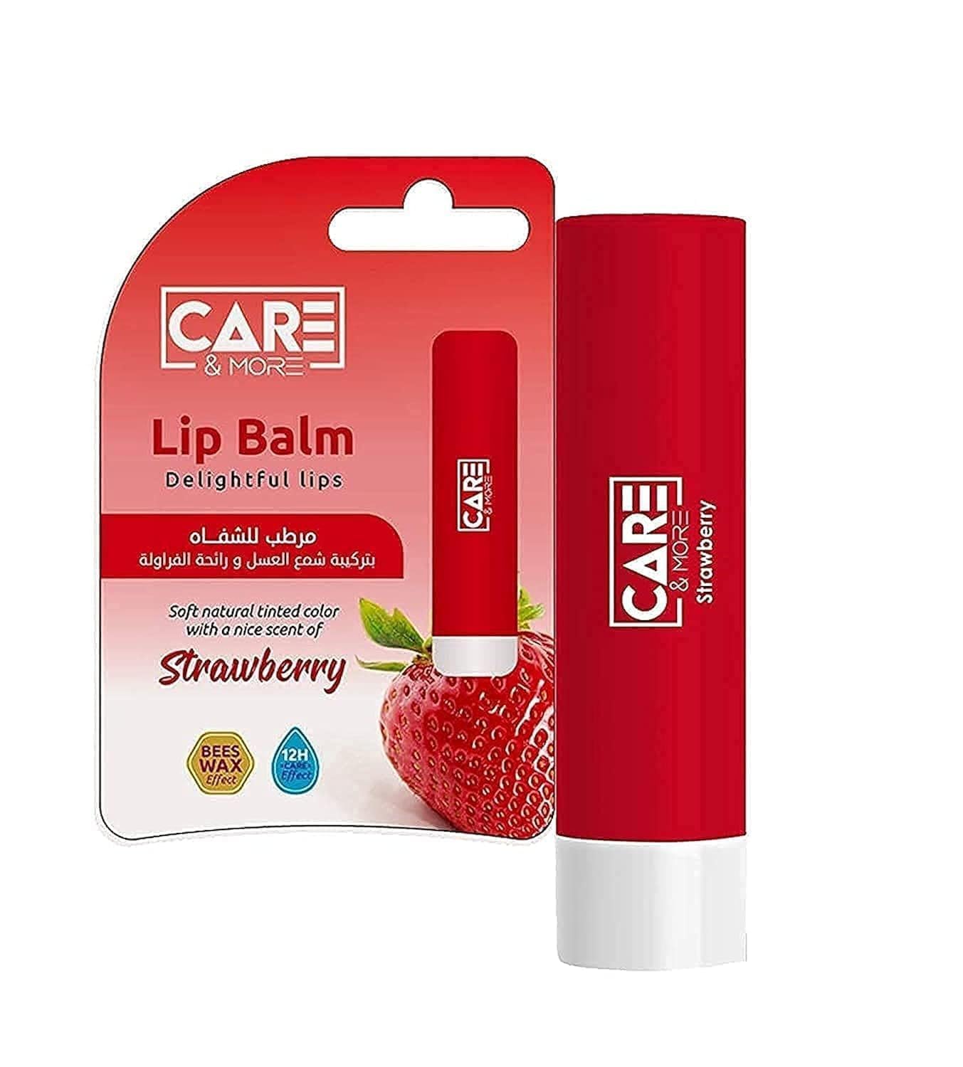 Care More Strawberry Lip Balm 4 g