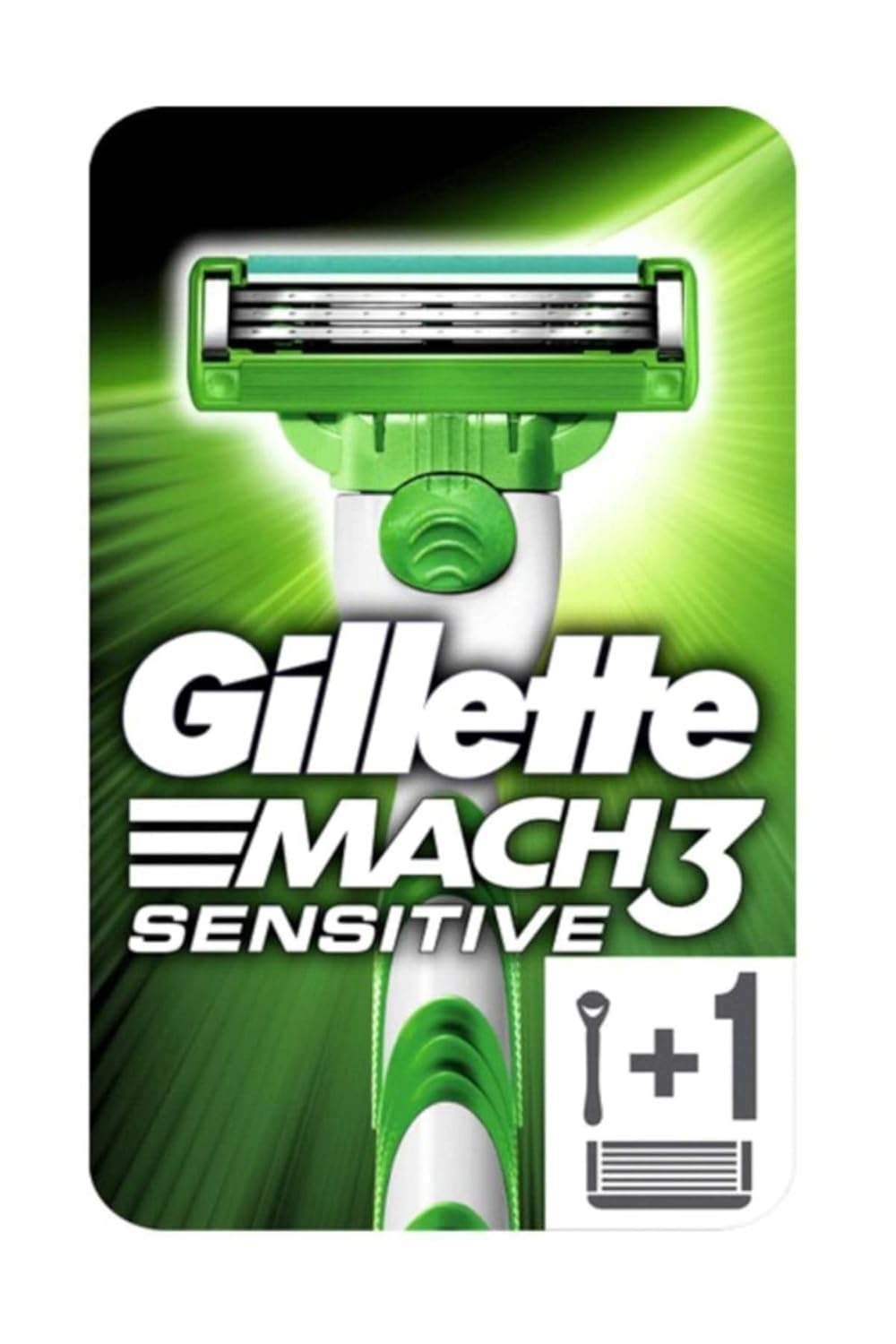 Gillette Mach3 Sensitive Handle + 1 Blade