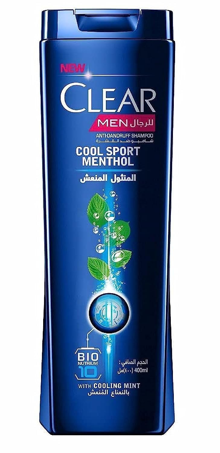 Clear Shampoo Cool Sport Menthol For Men, 400ml