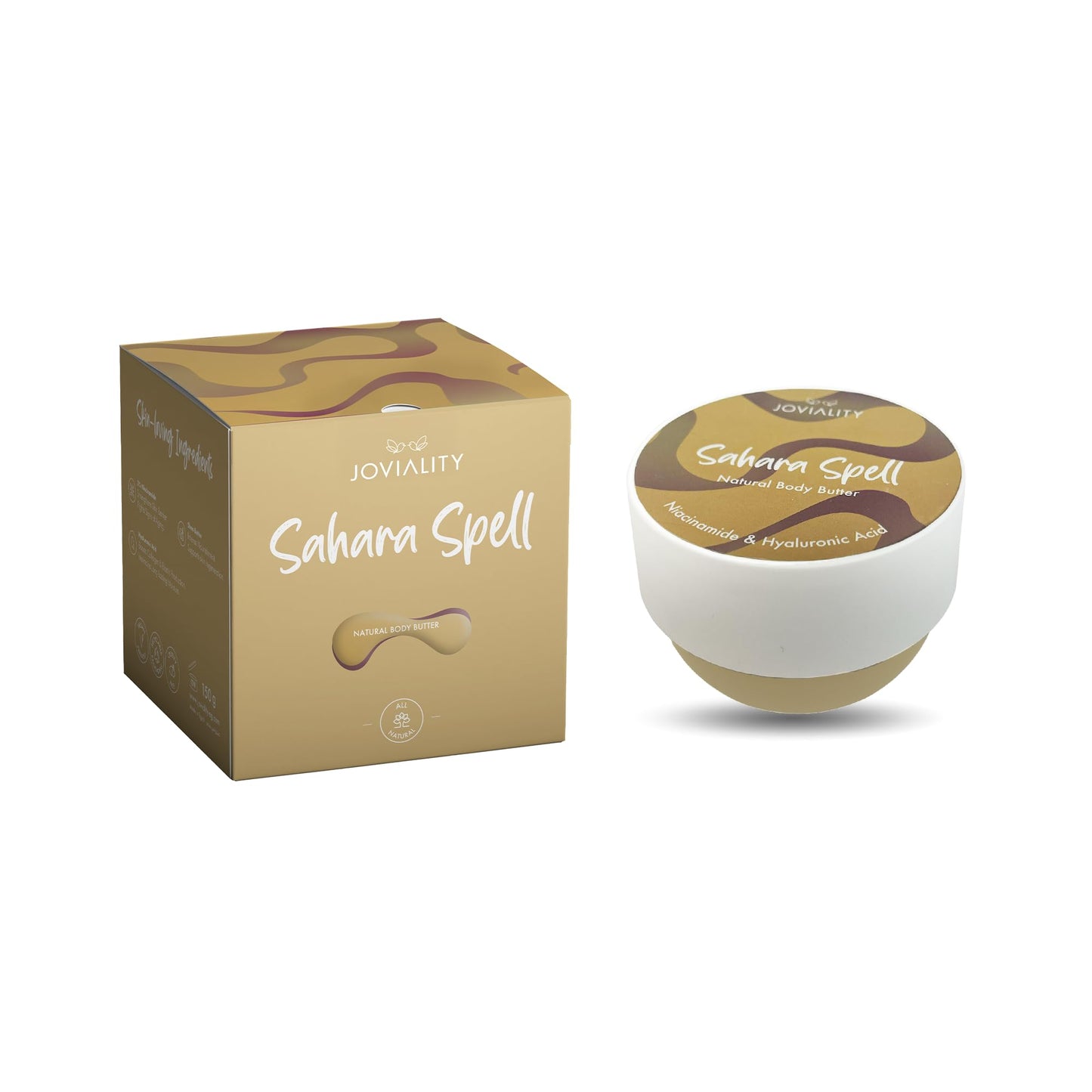 Joviality Natural Body Butter- Sahara Spell - with 3% niacinamide, hyaluronic acid and shea butter