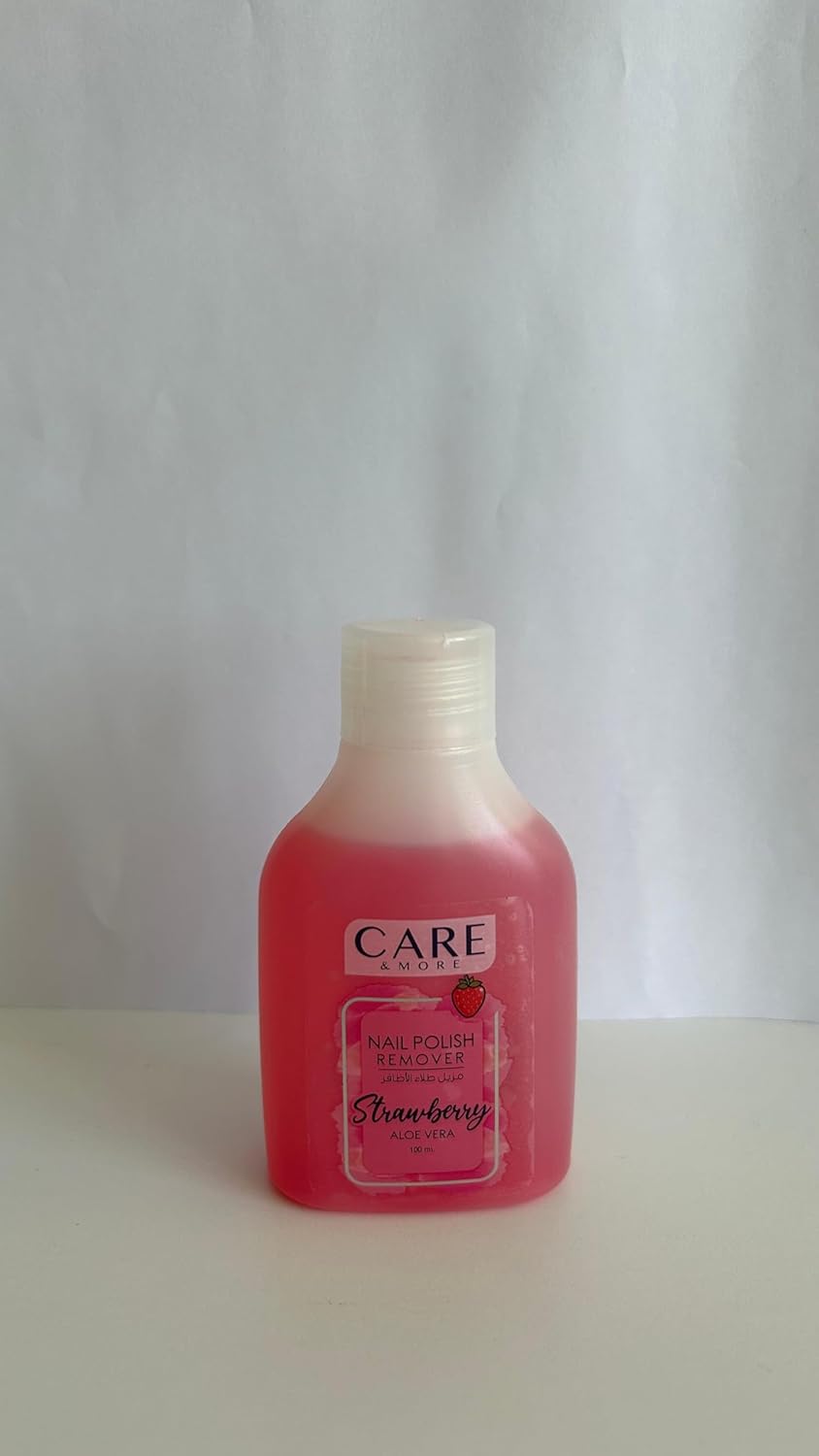 Care & More Nail Polish Remover Strawberry 100 ml