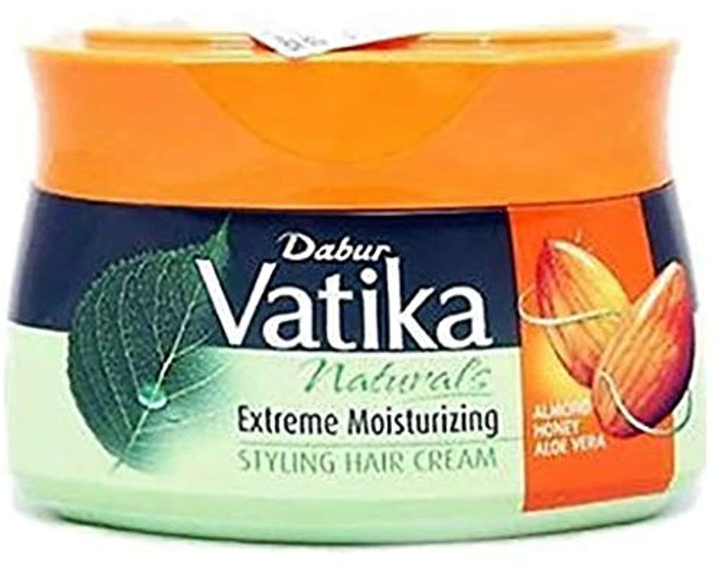 Vatika Naturals Extreme Moisturizing Style Hair Cream (65mL) + 10% OFF | Enriched with Spanish Almond Extracts | For Dry, Frizzy and Coarse Hair