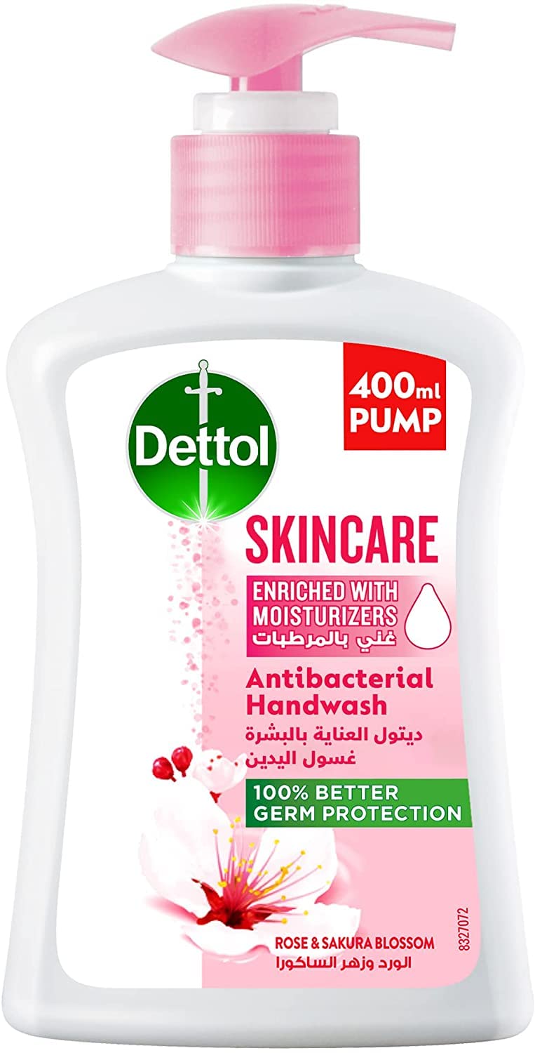 Dettol Anti-Bacterial Skin Care Liquid Hand Wash - 400 ml