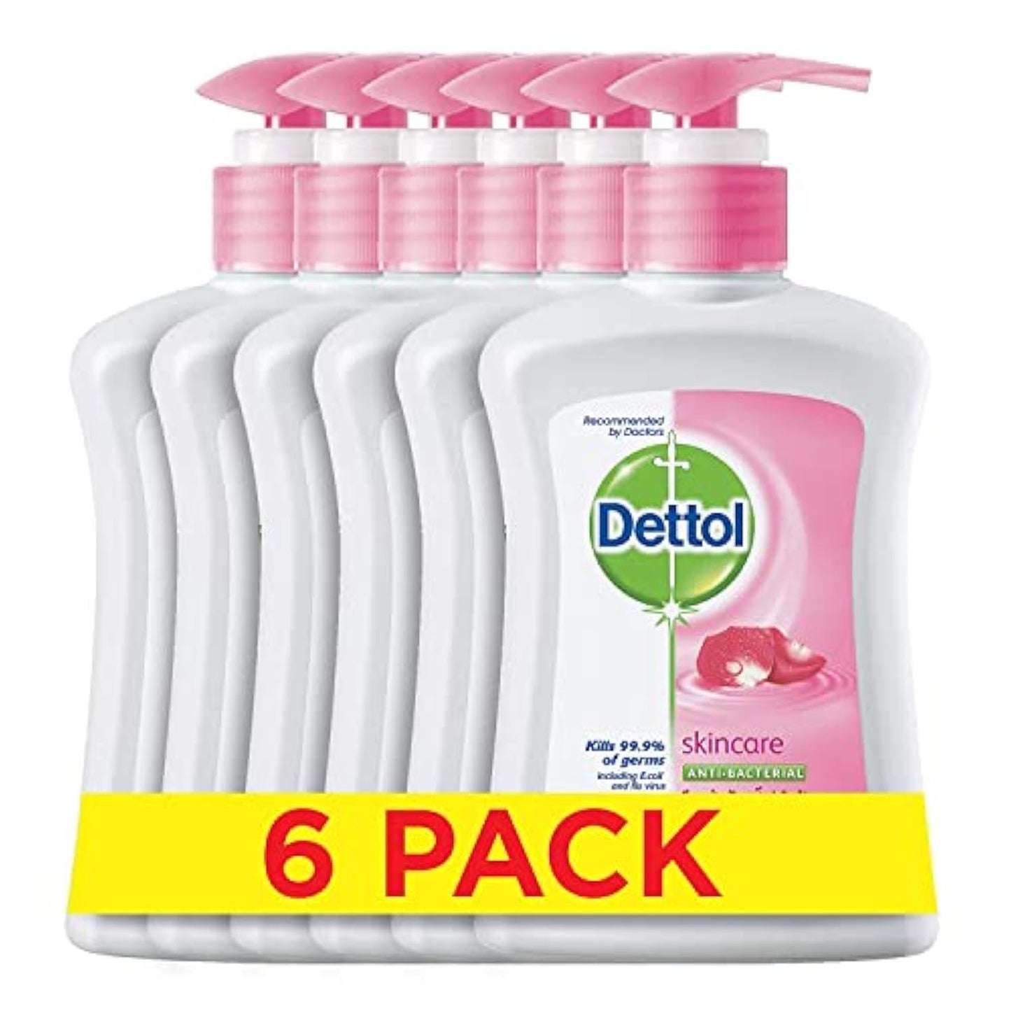 Dettol Skincare Hand Wash - Pack of 6 Pcs (6 x 200ml)