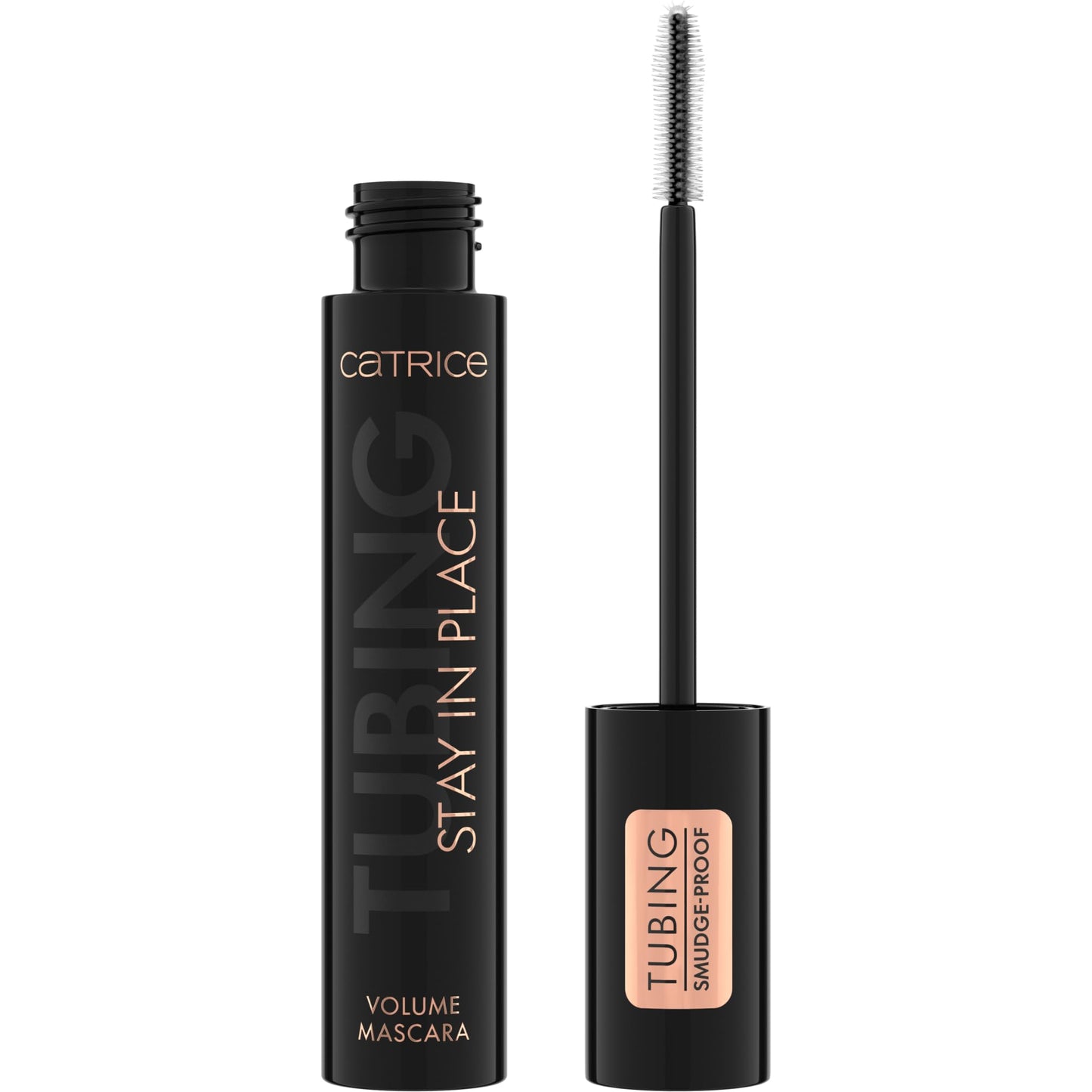Catrice Tubing Stay In Place Volume Mascara, No. 010, Black, Long-Lasting, Volumizing, Ultra Black, Vegan, No Microplastic Particles, Nanoparticles Free, No Perfume, Pack of 11 ml