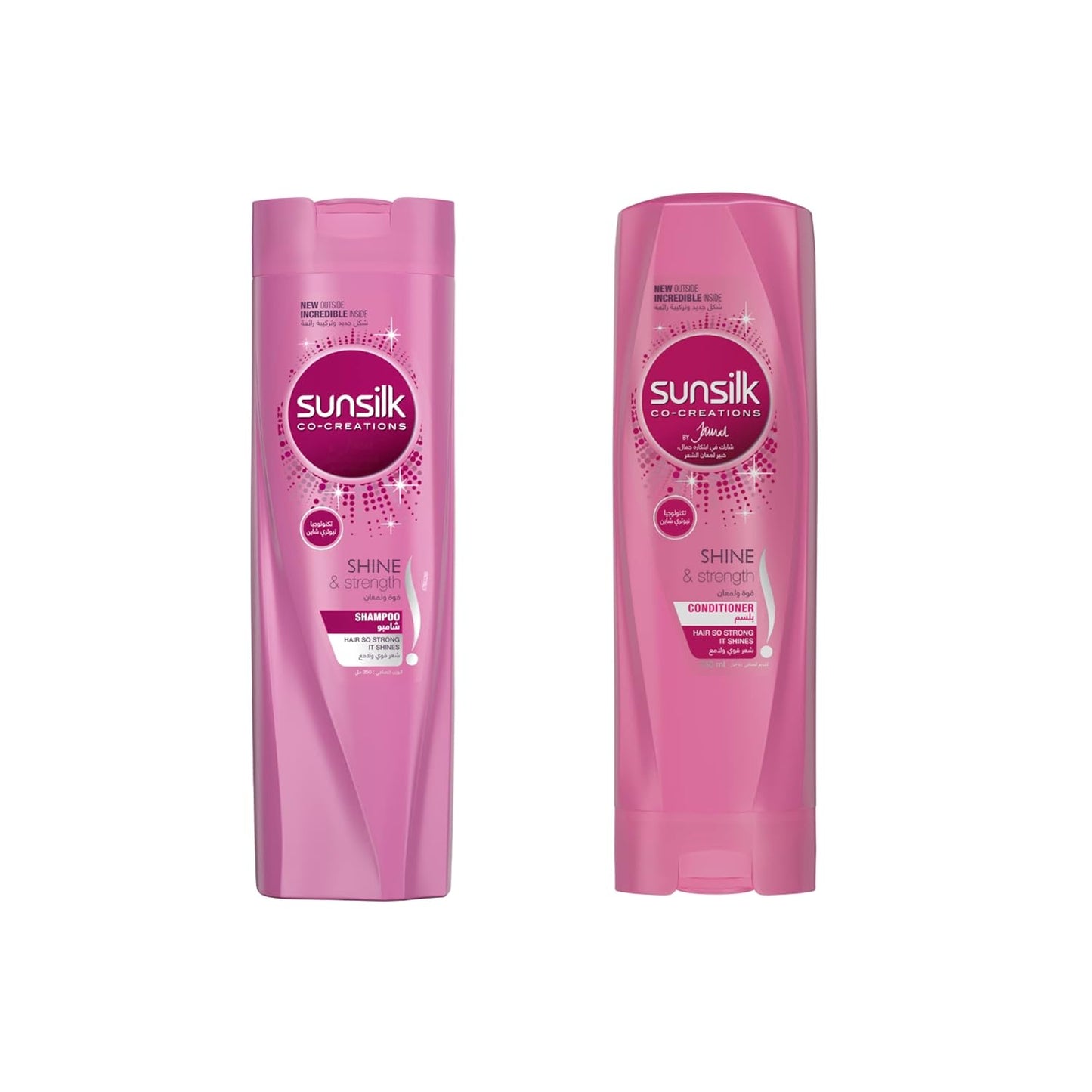 Sunsilk Shampoo Shine & Strength + Conditioner (350+ 350)ML