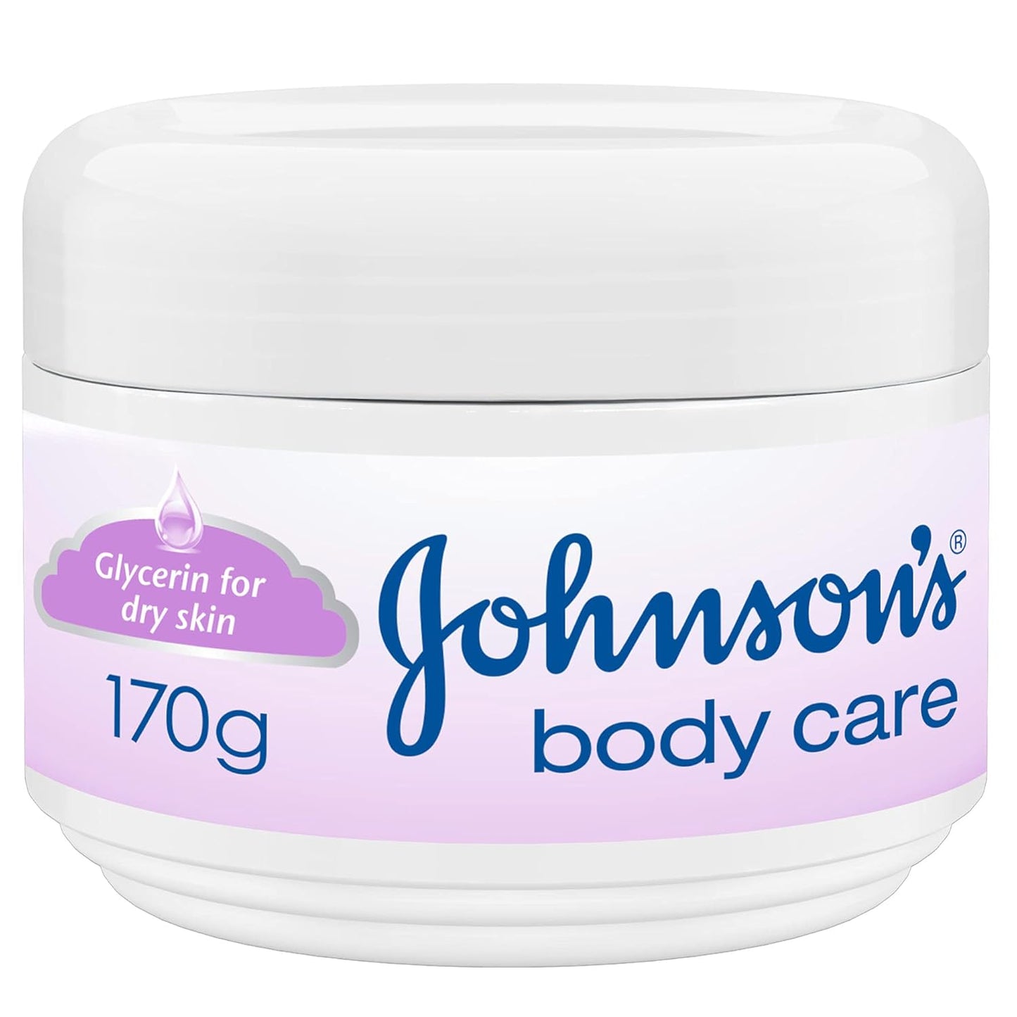 JOHNSON'S Body Care, Ideal For Dry Skin, Glycerin, Absorbs Quickly, Moisturizes For A Long Time, 170g