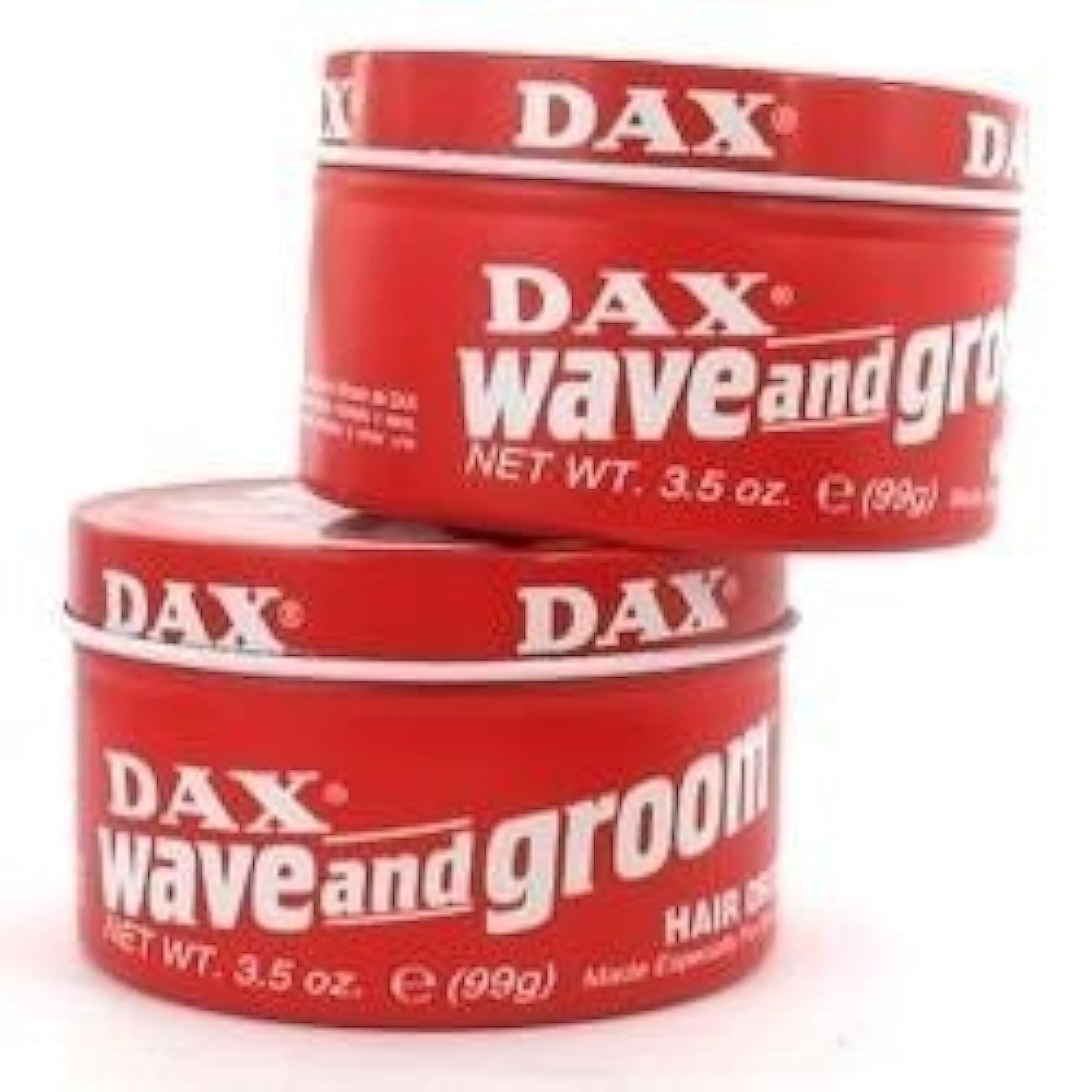DAX Wax Red Wave and Groom Twin Pack