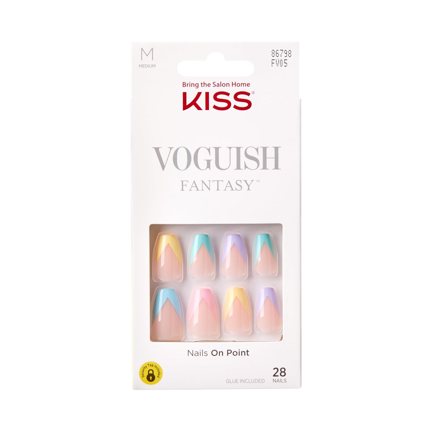KISS KS Voguish Fantasy Nails- Disco Ball FV05