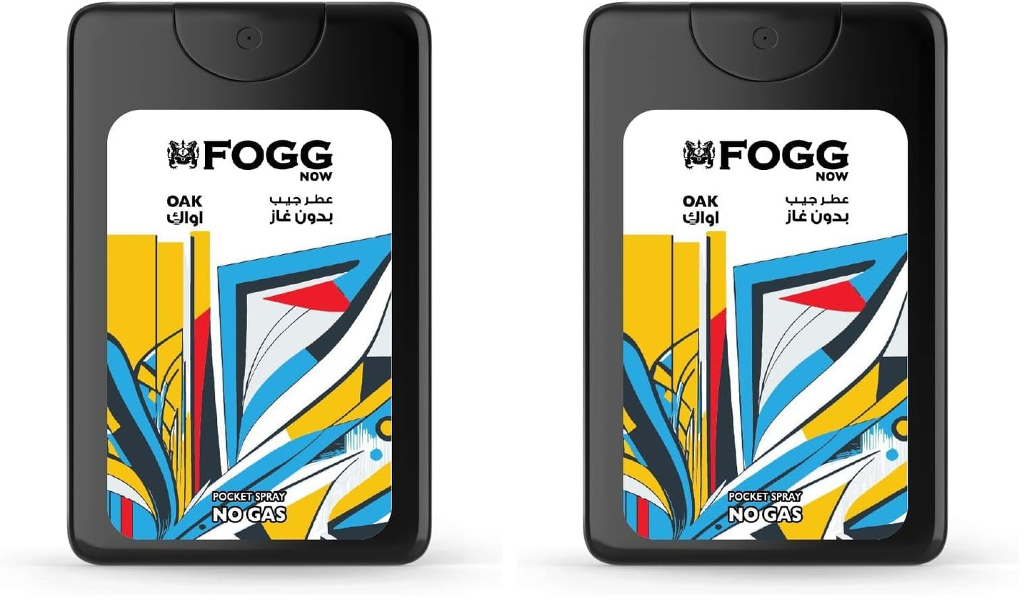Fogg Perfume Spray Pocket - OAK 17 ML (Pack of 2)