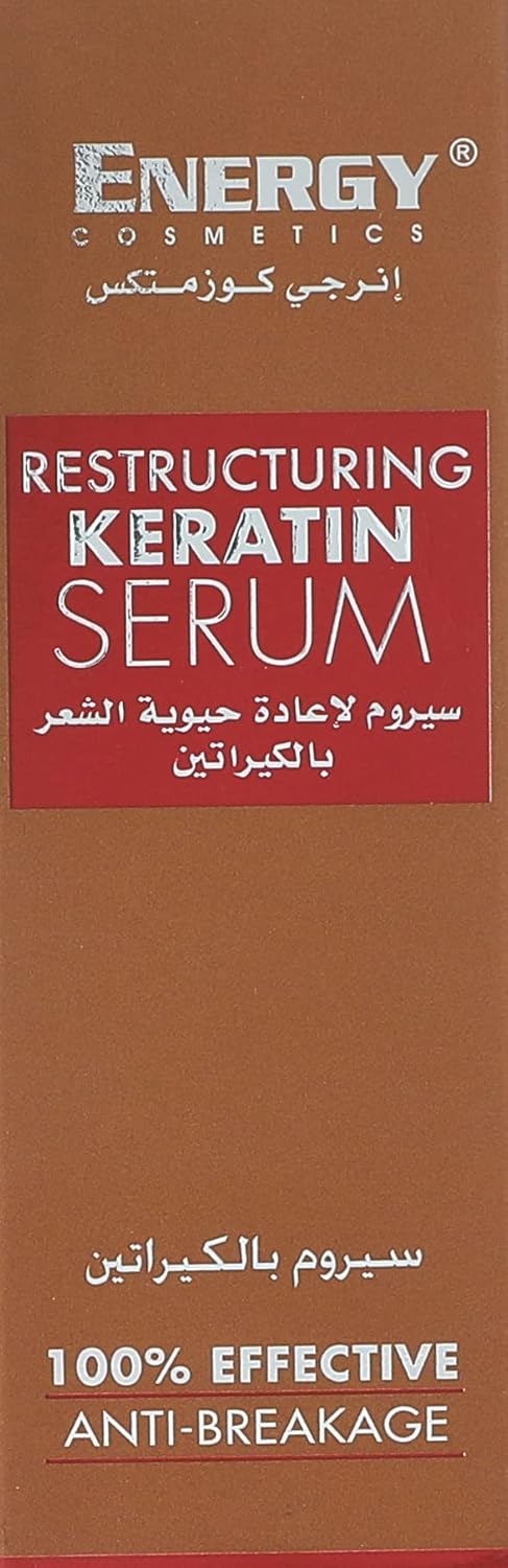 Energy Cosmetics Restructuring Serum for Keratin Treated Hair, 60 ml
