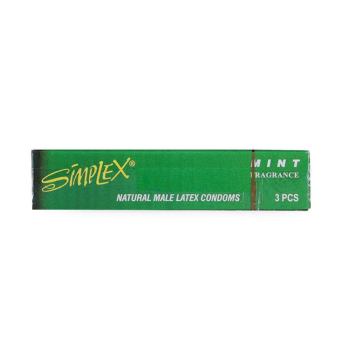 Simplex condom (mint, 2724613521216)- 3 pieces