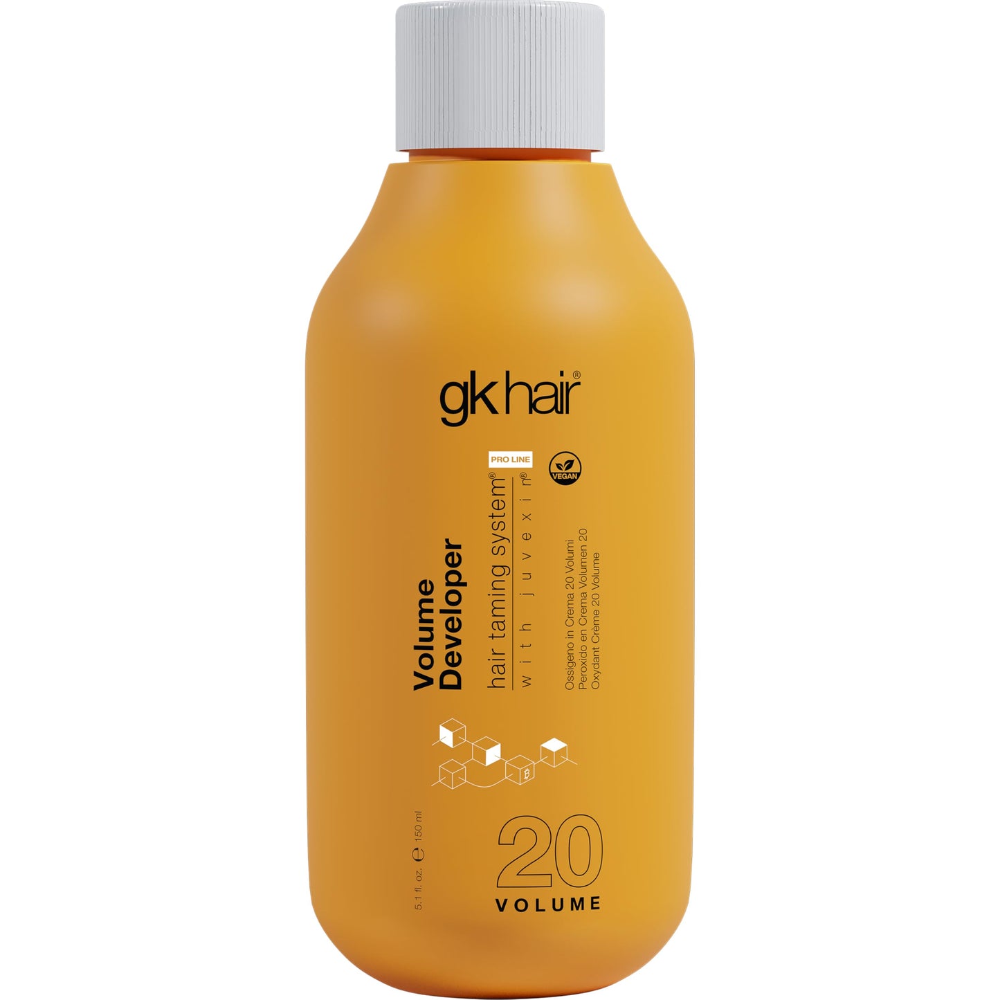 GK Hair Global Keratin GK HAIR Professional Hair Creme 20 Volume Developer 5 Fl Oz for Hair Coloring Bleach - High-Performance Long Lasting Semi-Permanent Hair Color Toner Dye