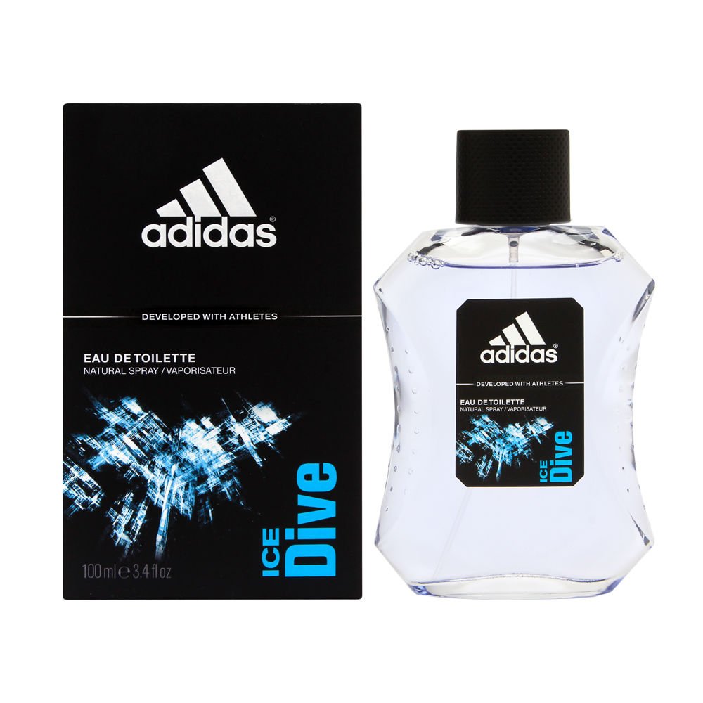 adidas Ice Dive By Adidas For Men, Eau De Toilette Spray, 3.4 Fl Oz Bottle