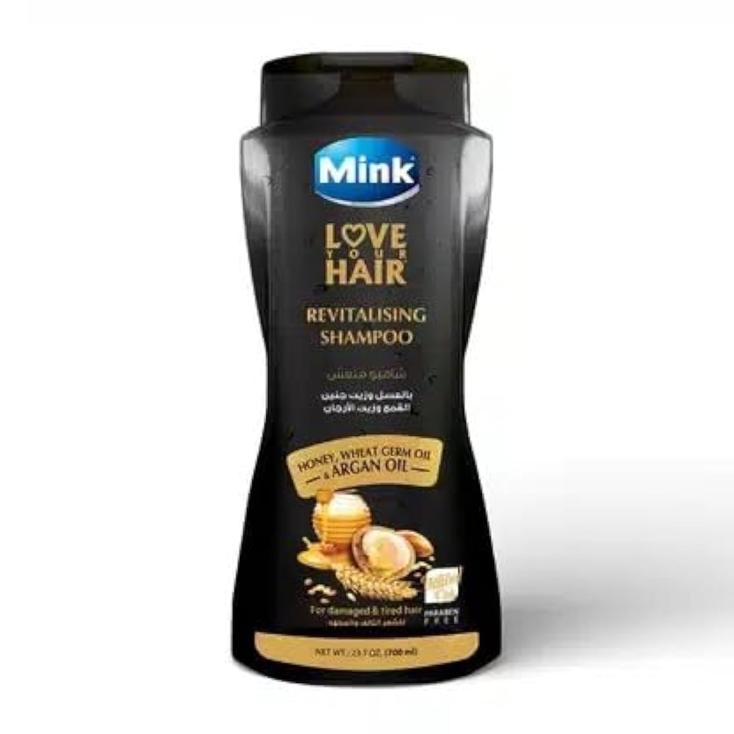 Mink Shampoo with Honey, Wheat Germ and Argan Oil 700 ml