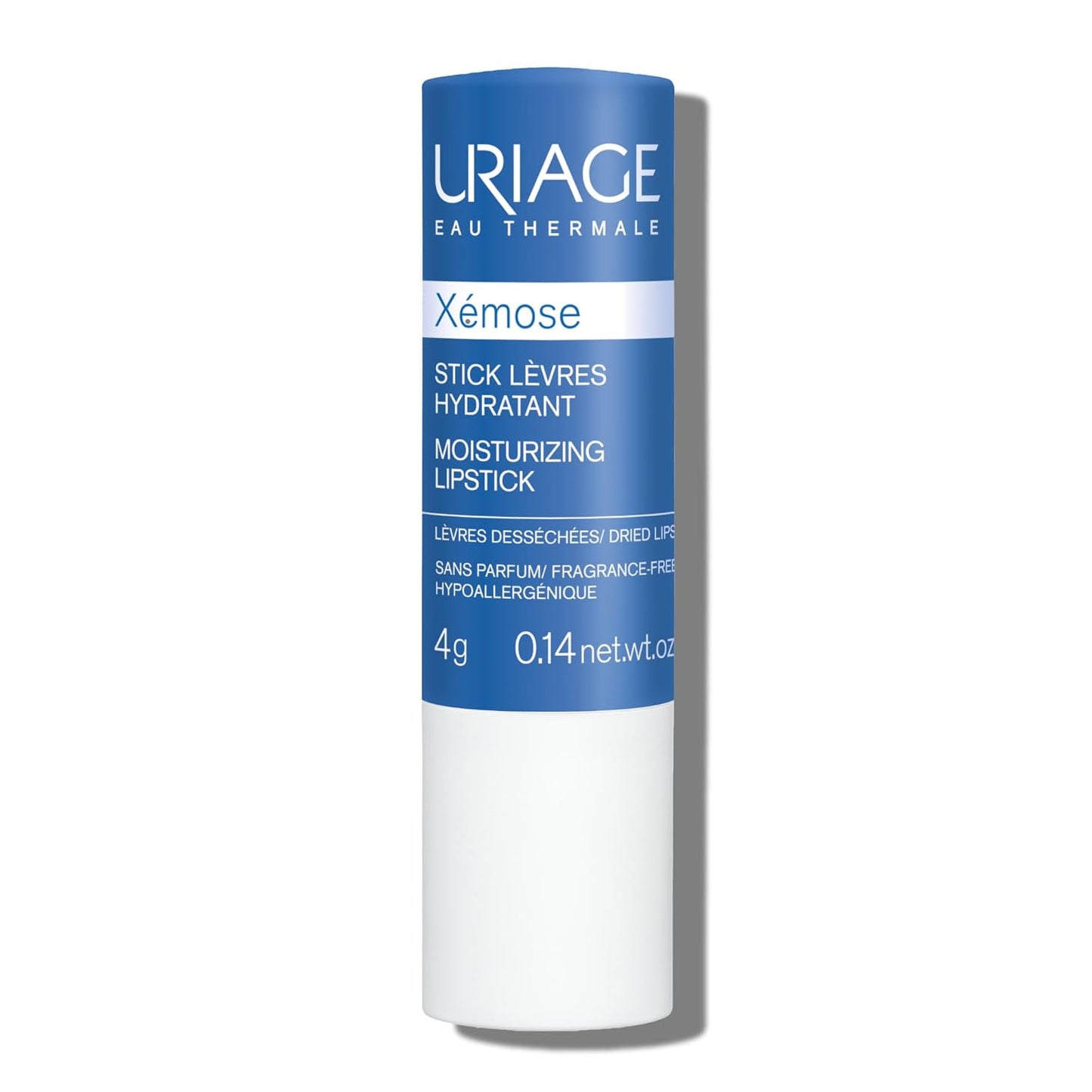 Uriage Xemose Lip Balm With Hyluronic Acid, Shea Butter & Vitamin C - Ultra-Soft Soothing Balm For Very Dry, Sensitive Chapped Lips - Intense Hydration And Protection Lip Care - Fragrance-Free
