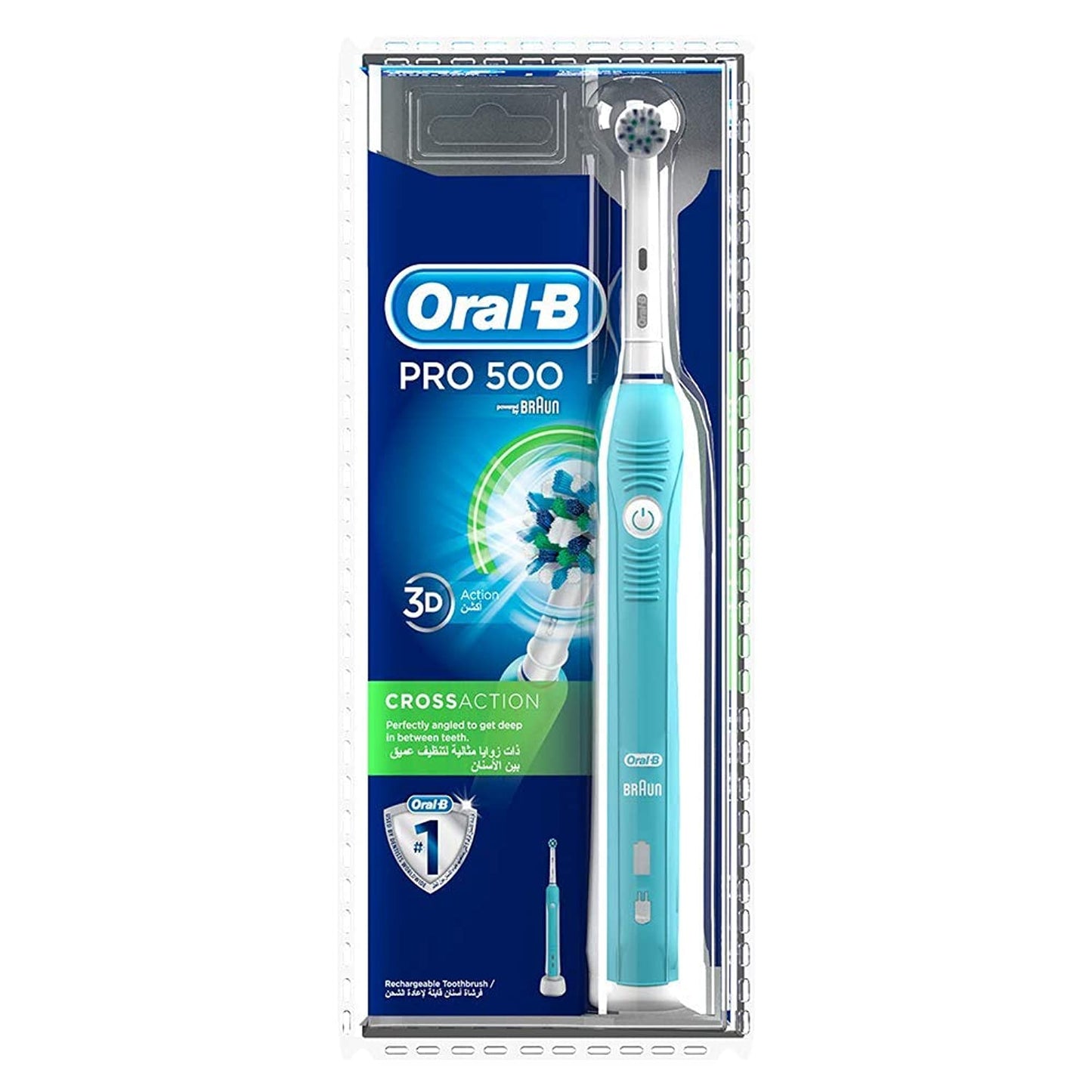 Oral-B Pro 500 Cross Action Electric Power Rechargeable Toothbrush