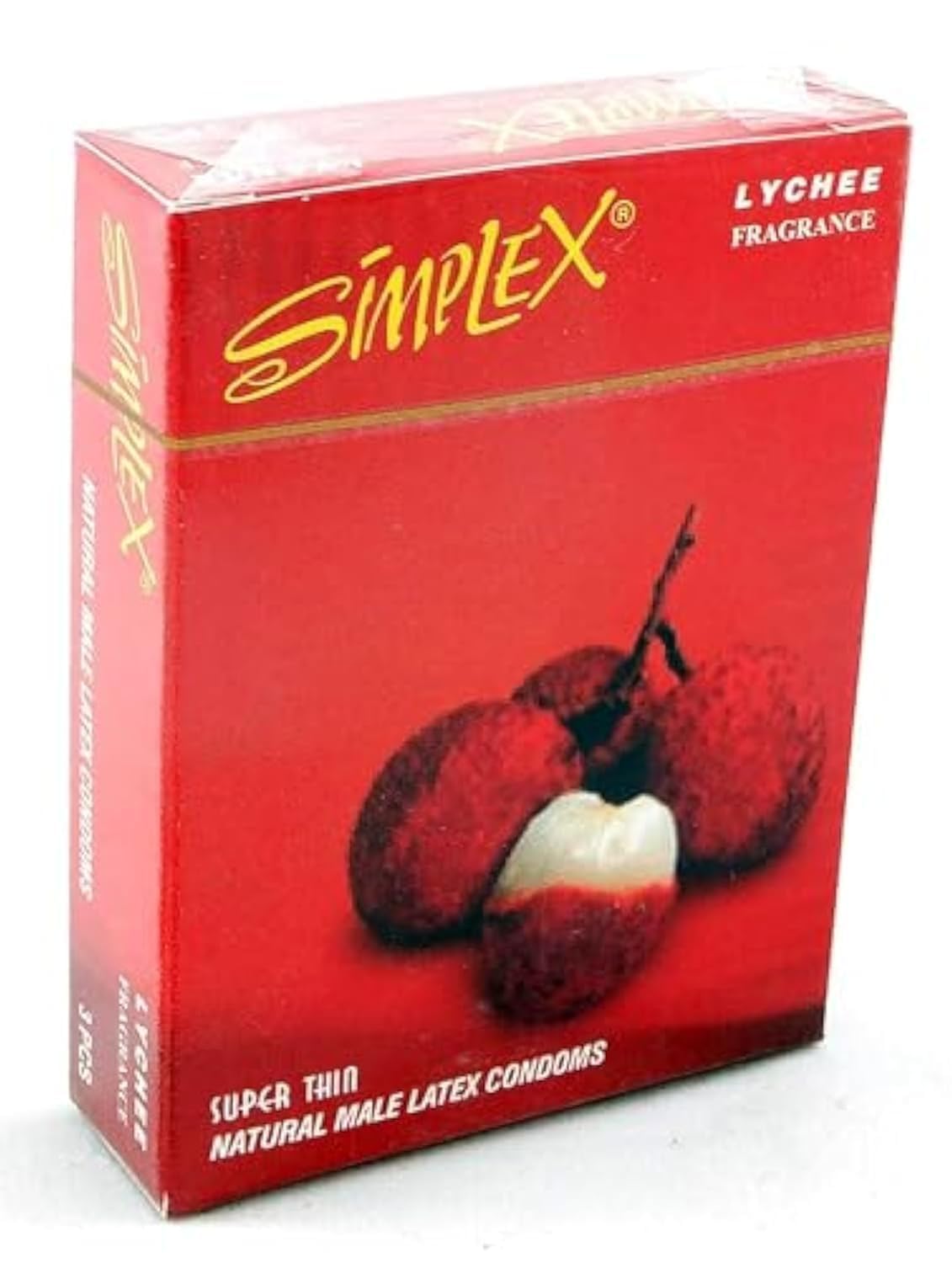SIMPLEX Lychee Condom - 3 Pcs