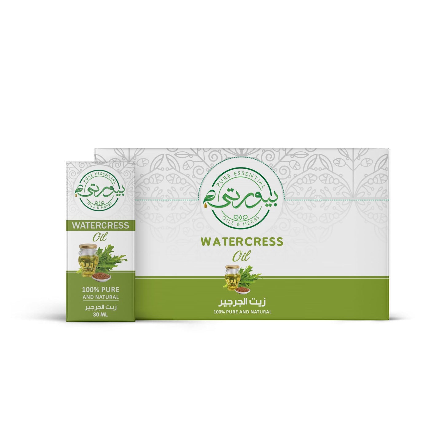 Purity Watercress Oil, 100% Pure and Natural, Nourishing Hair Growth Oil, 30ml Each, Pack of 12