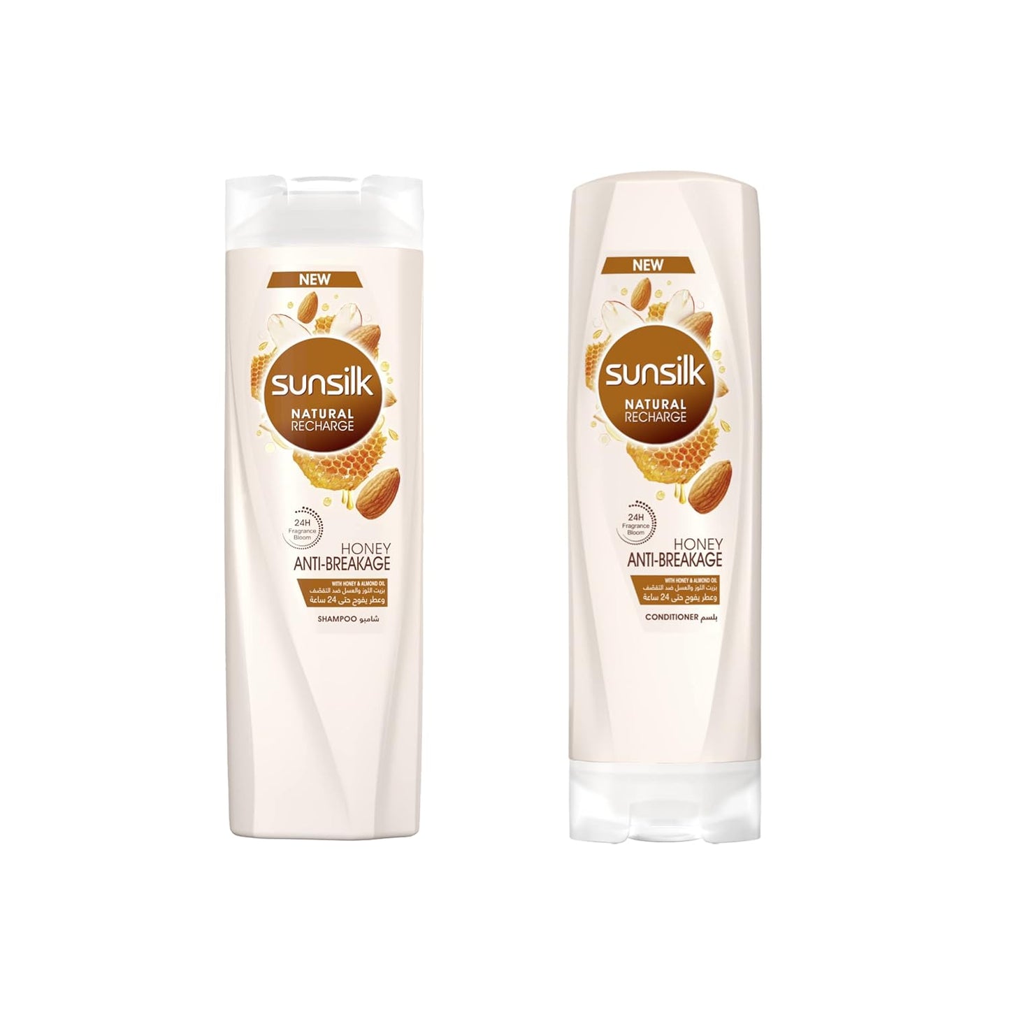 Sunsilk Natural Shampoo Honey and Almond + Conditioner (350+ 350) ML
