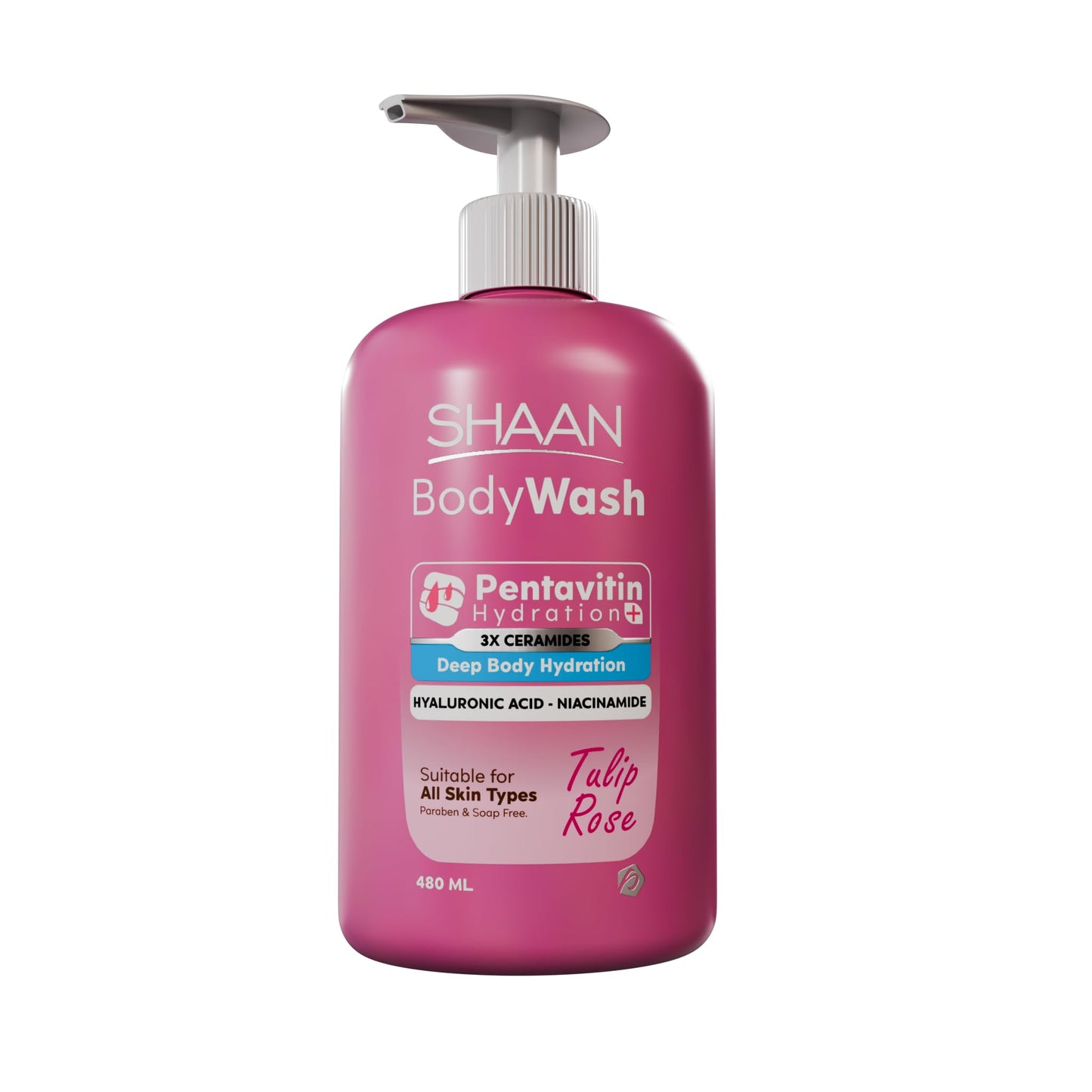 Shaan Tulip Rose Hydrating Body Wash 480 Ml