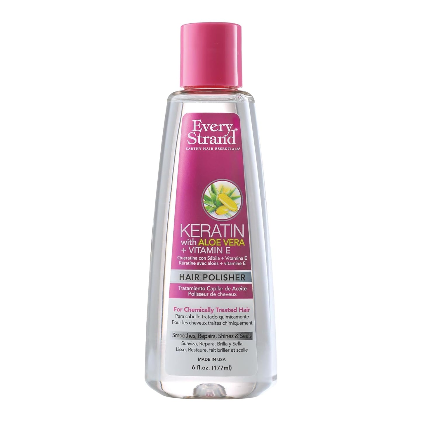 Every Strand Hair Polisher Keratin With Aloe Vera & Vitamin E 177ml