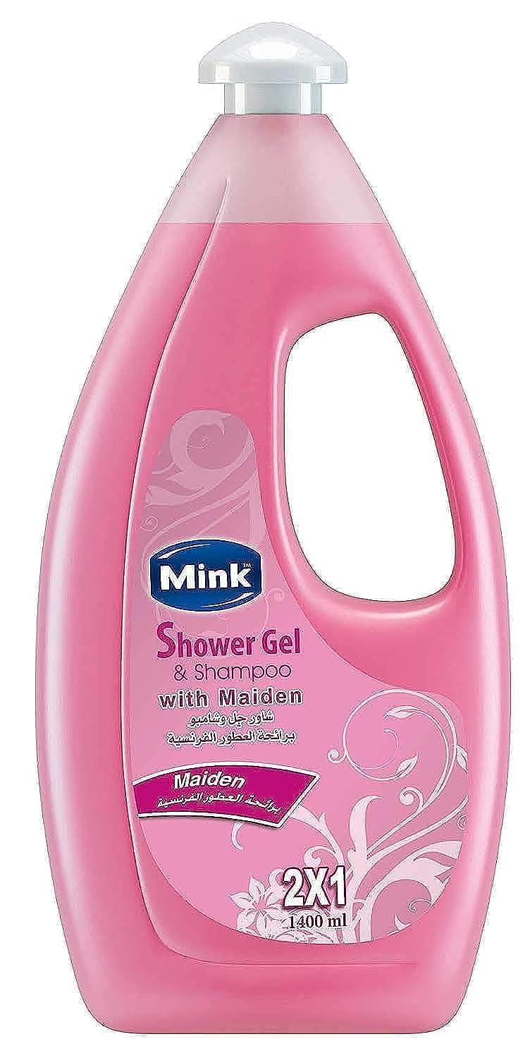 Mink Shower Gel And Shampoo With Maiden, 1400ml