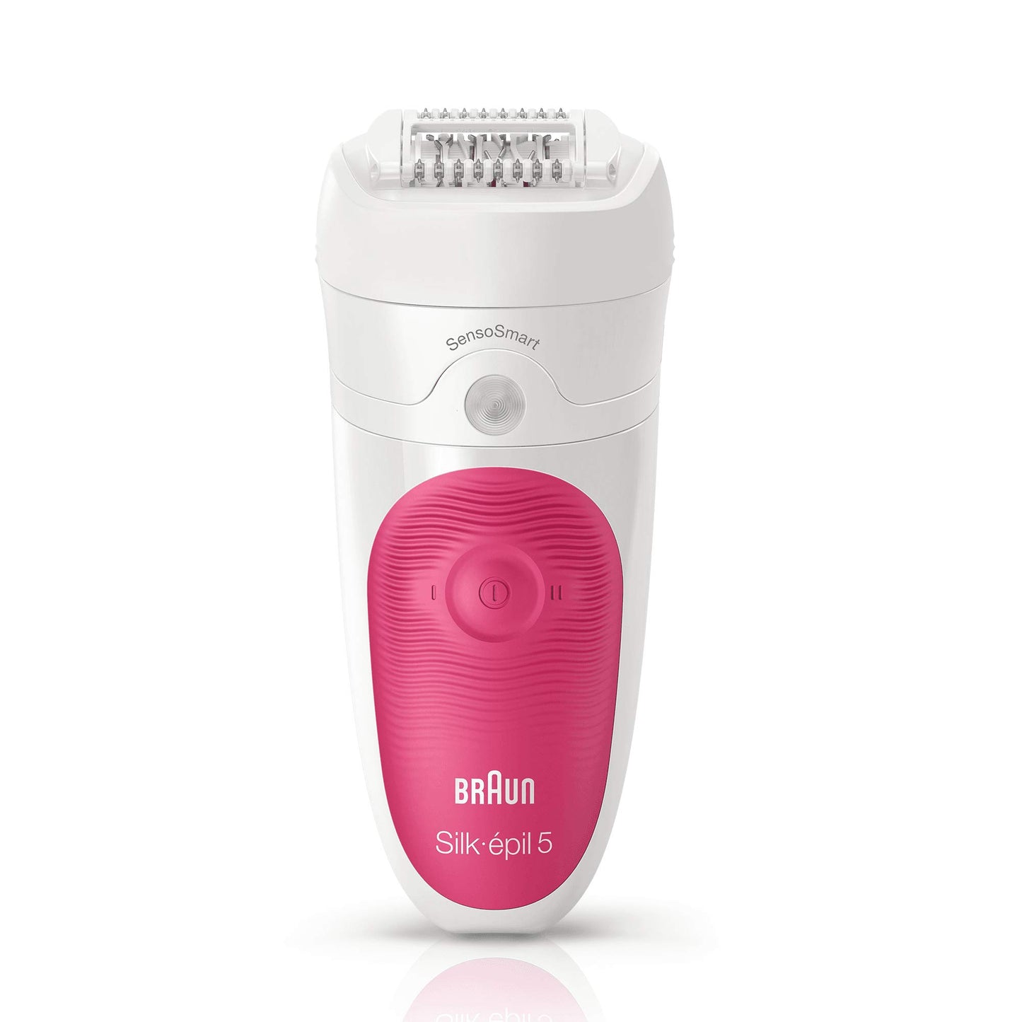 Braun Silk epil 5 – SE 5-513 – Wet & Dry 2 in 1 Starter Set Cordless Epilator with 3 extras, White/Red