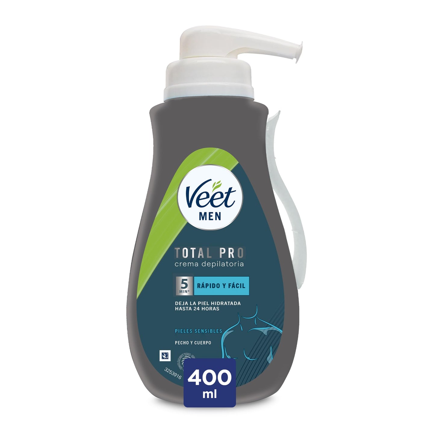 Veet Men Cream Depilatoria Pieles Sensitive 400 Ml