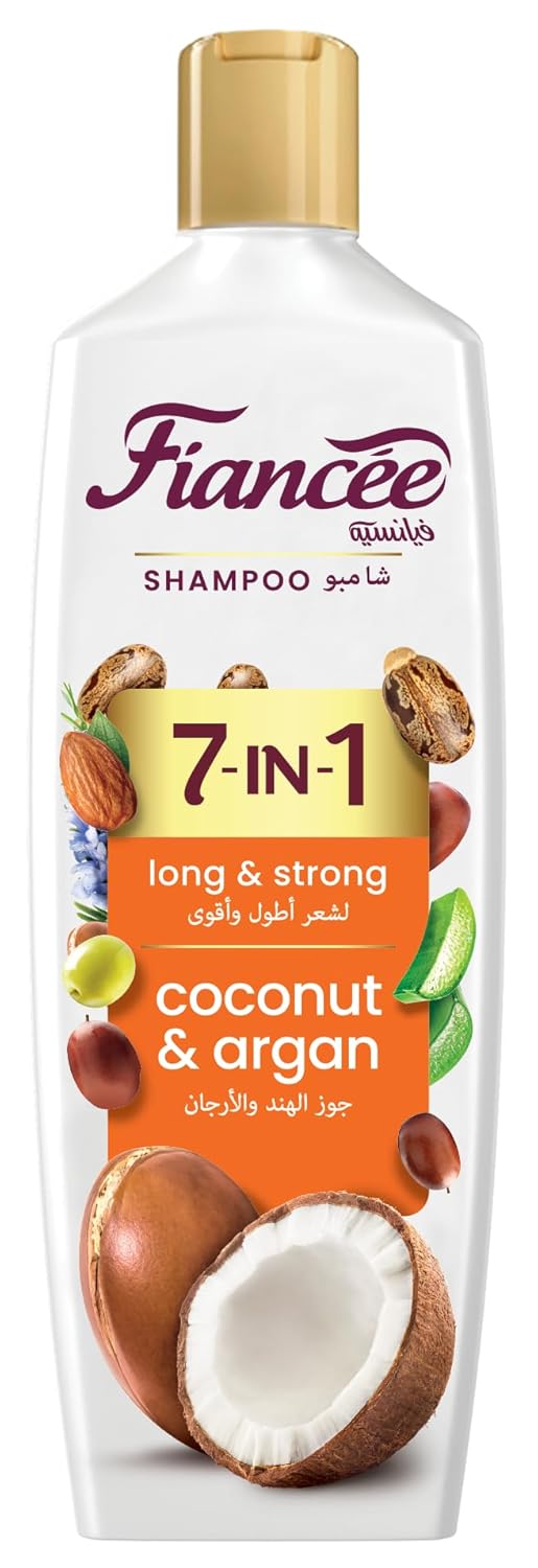 Fiancée Shampoo with Coconut & Argan Shampoo for longer and stronger hair/Enriched with natural ingredients / 340ml