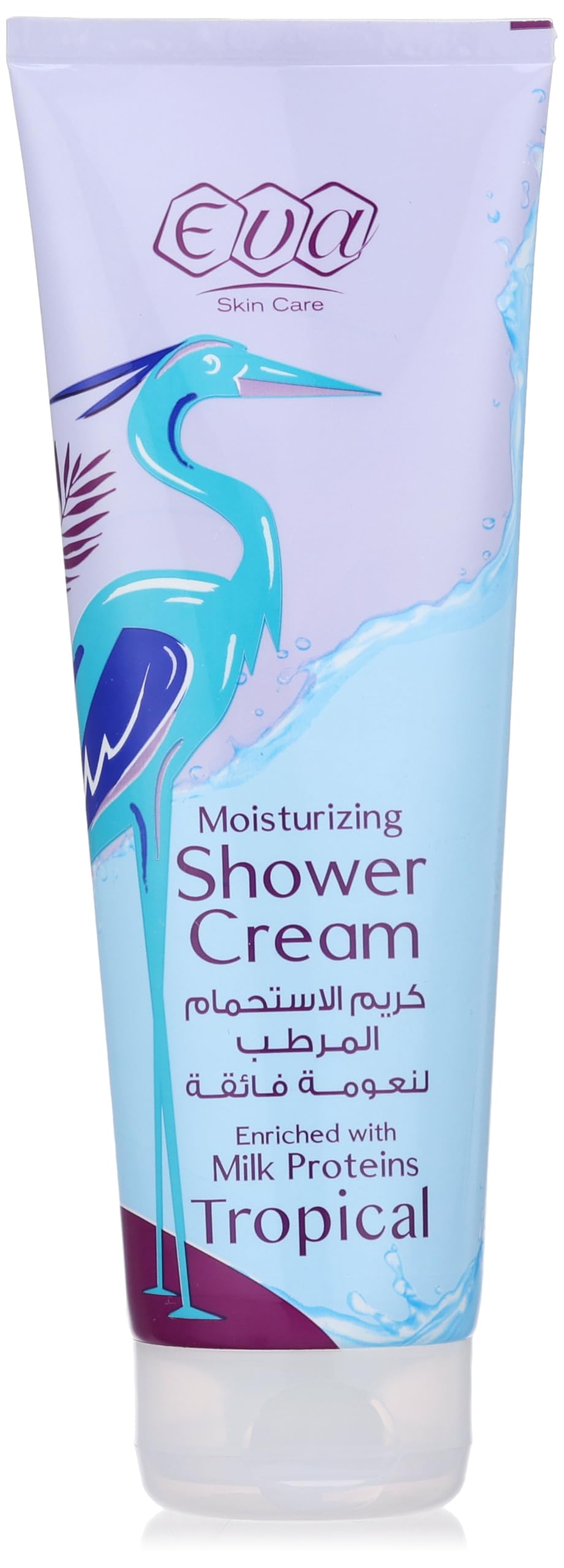 Eva Skin Care Moisturizing Shower Cream Enriched with Milk Proteins Tropical 250 ml