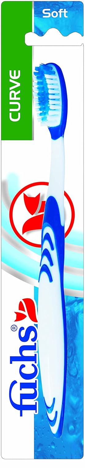Fuchs Curve Tooth Brush - Medium Assorted Colors