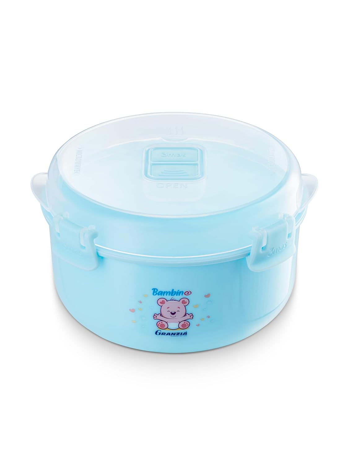 Granzia Bambino Microwave Baby Dish Blue
