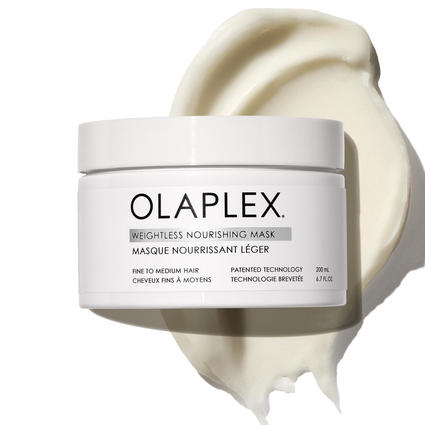 OLAPLEX Weightless Nourishing Mask, Cuticle-sealing mask to hydrate and volumize fine to medium hair.