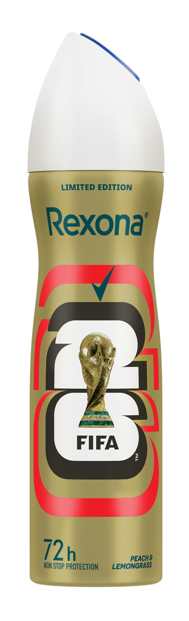 Rexona Women Limited Edition Advanced Protection 72H+ Antiperspirant Peach Spark & Lemongrass Spray 150ML