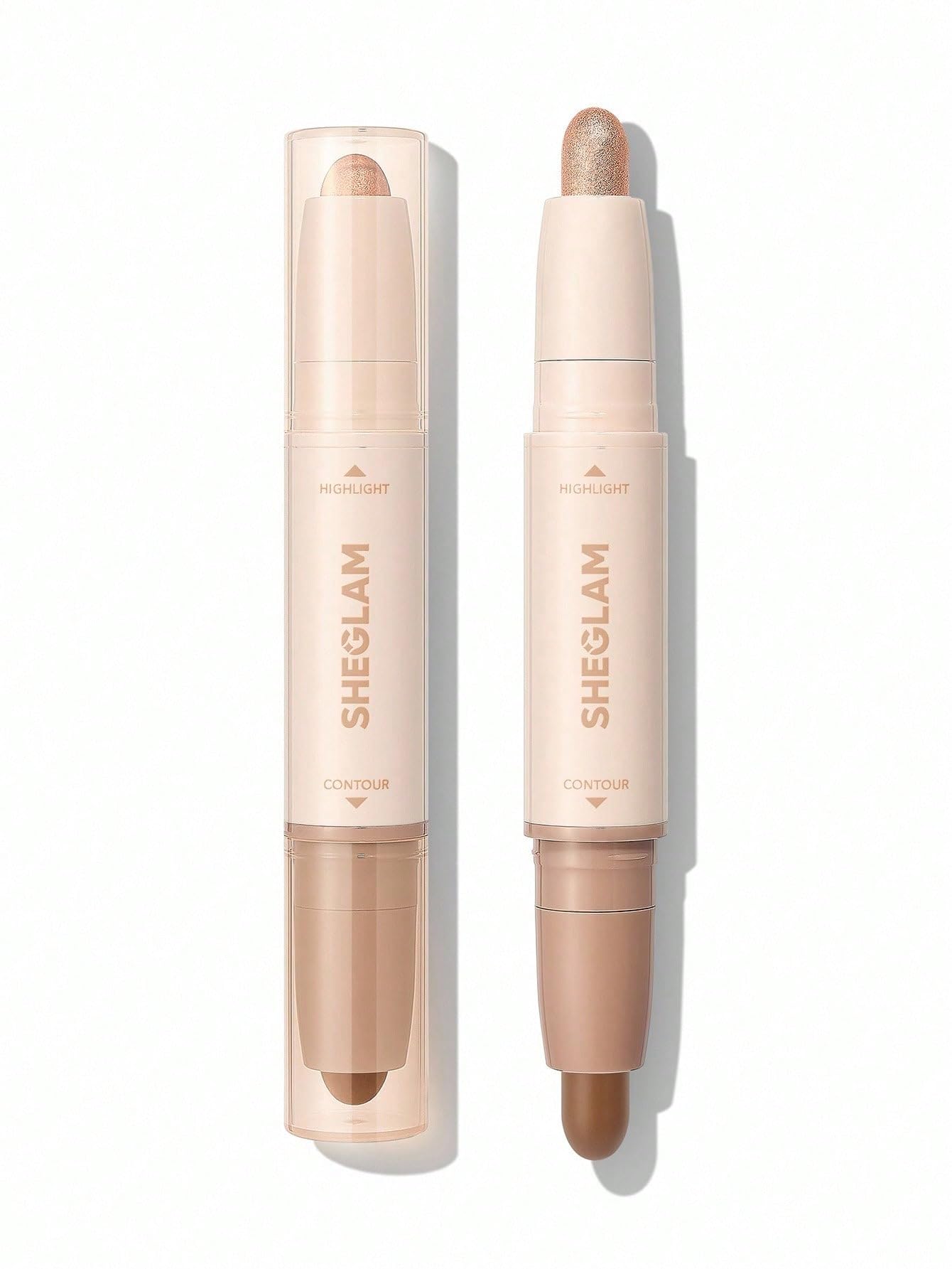 SHEGLAM 2 In 1 Contour & Highlight Stick Brown Sugar 3.2g