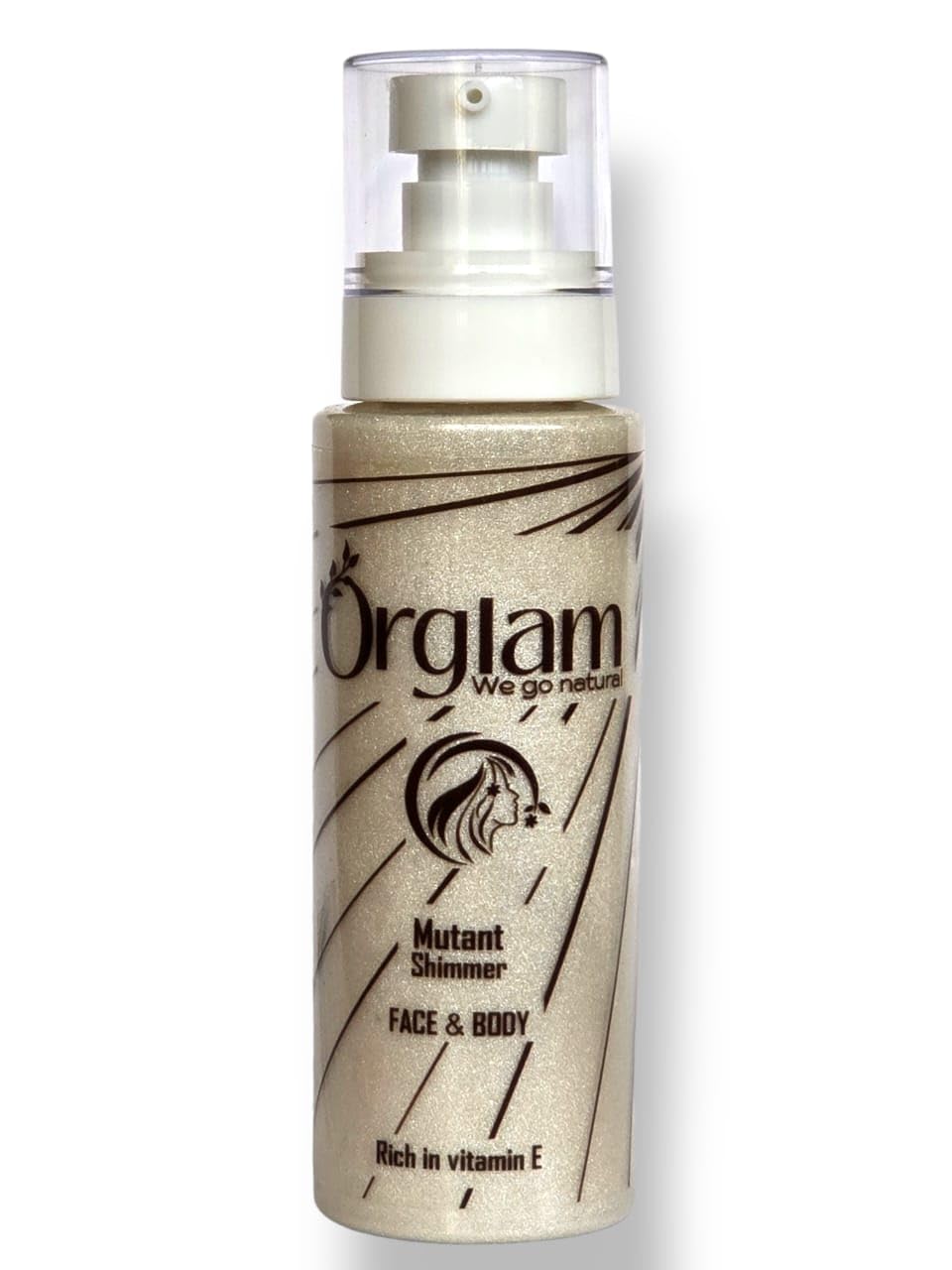 Orglam (Mutant Shimmering Oil Highlighter (NATURAL) (vitamin E Rich) (100ml))