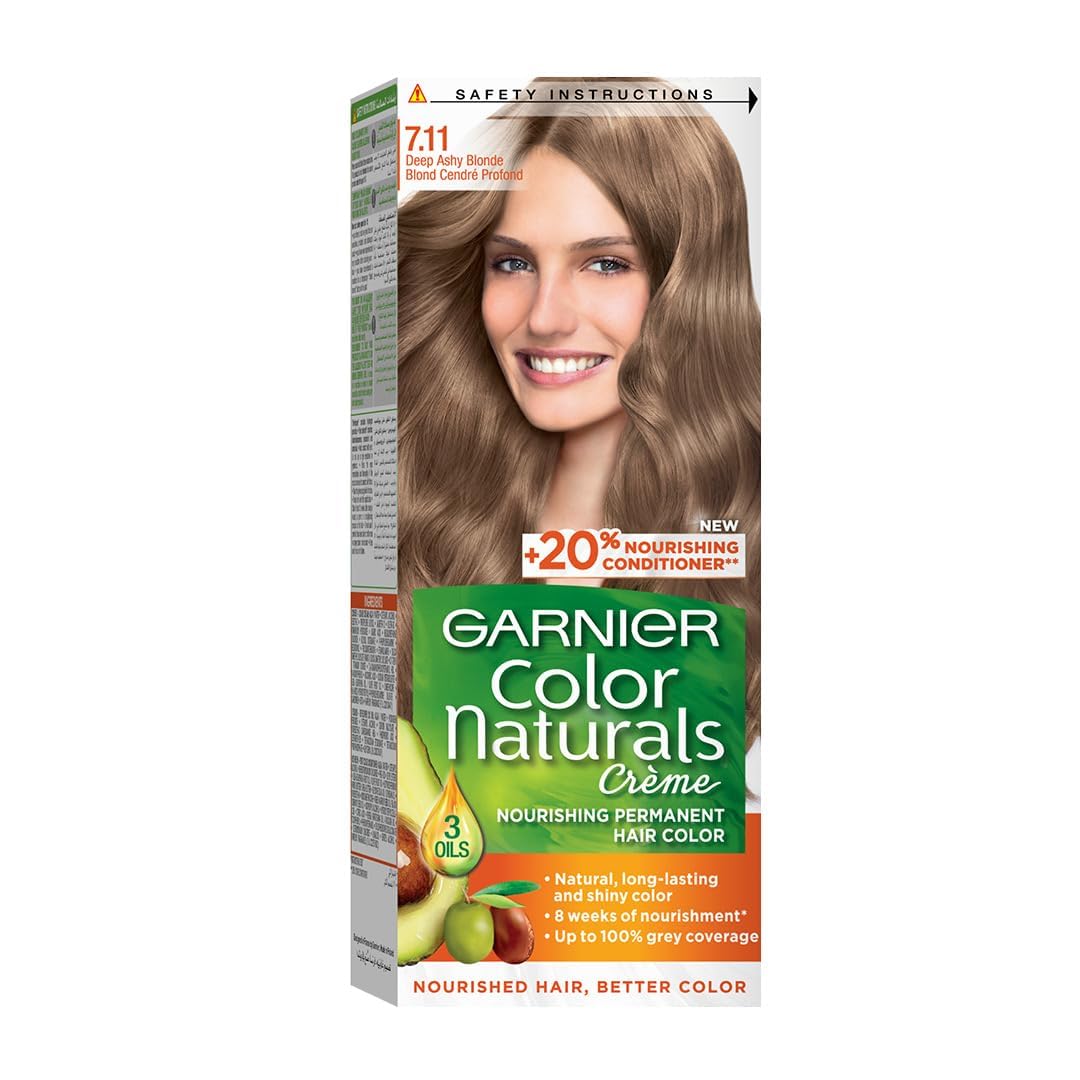 Garnier Color Naturals Permanent Crème Hair Color - 7.11 Deep Ashy Blonde