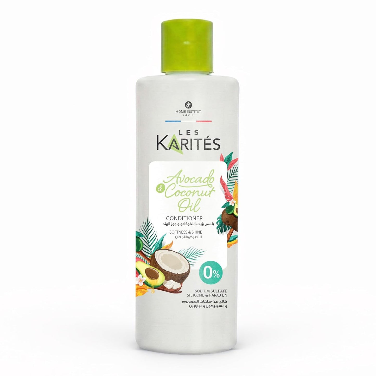Les Karites Avocado and Coconut Oil Conditioner 400 ml