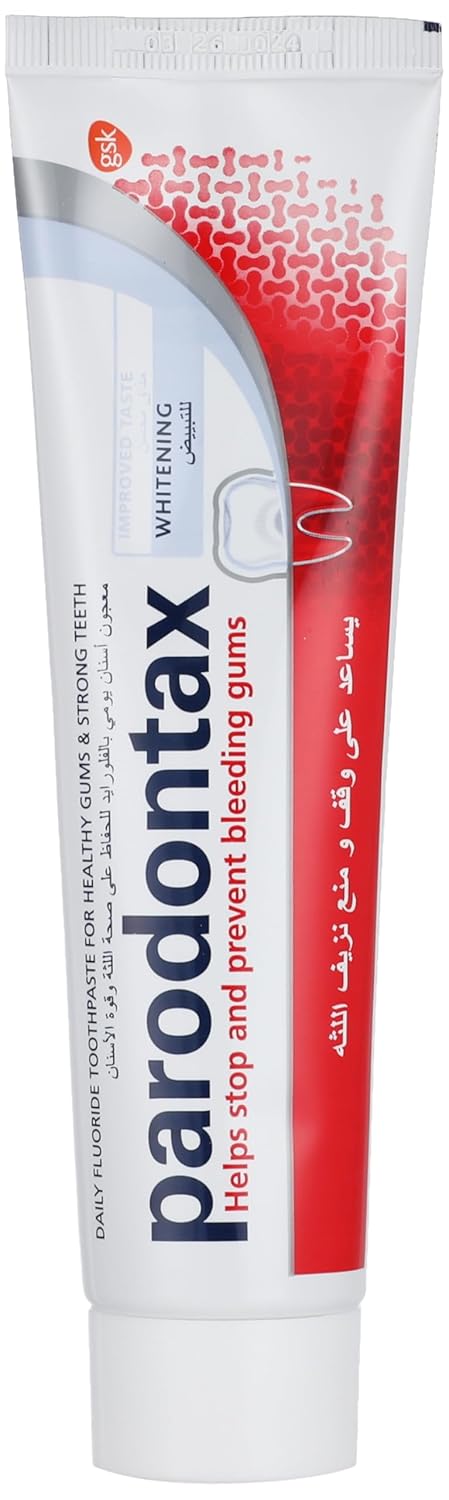 Parodontax Whitening Daily Toothpaste for Bleeding Gums, 100ml