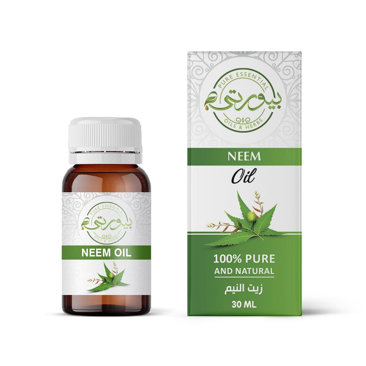 Purity Neem Oil – 100% Pure & Natural – Organic Neem Oil for Skin & Hair – Nourishing & Soothing Treatment – 30ml
