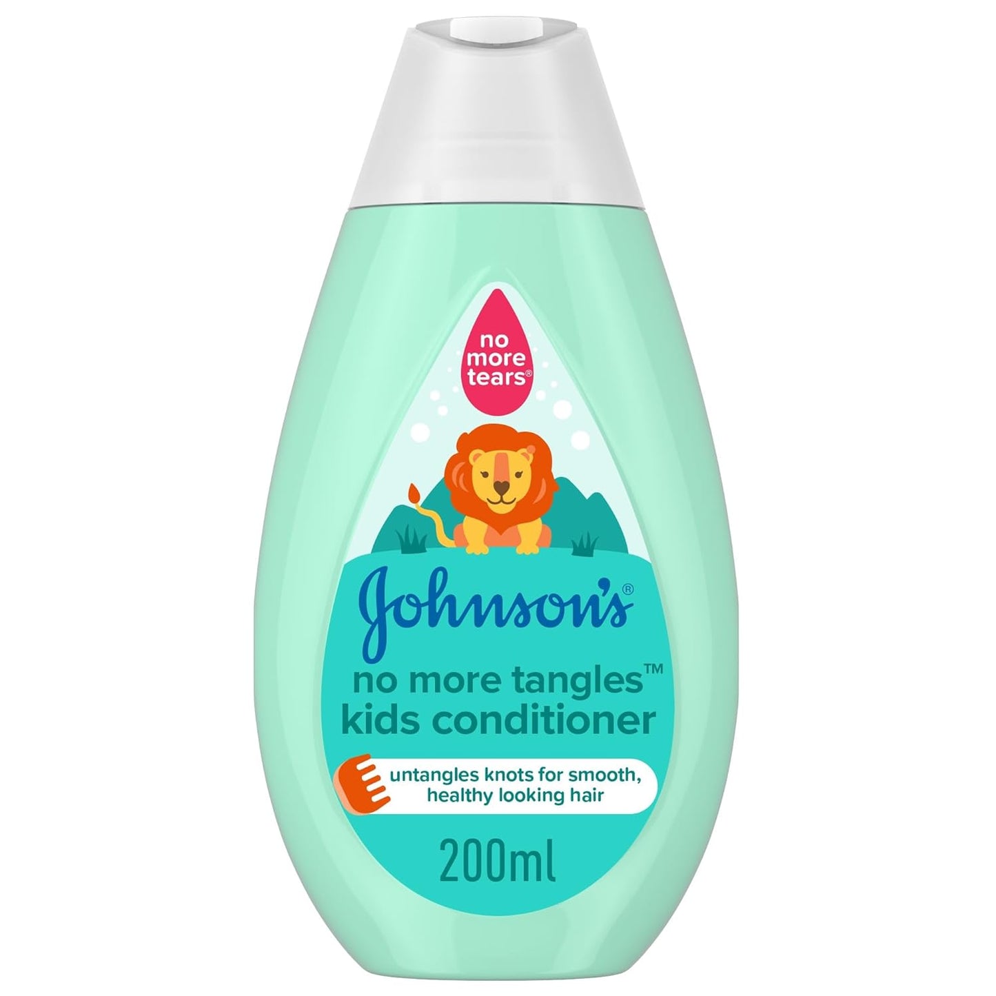 Johnson's Baby Conditioner No More Tears Formula for Babies, No Dyes & Sulfates, Gentle Care for Baby's Hair and Scalp, 200ml
