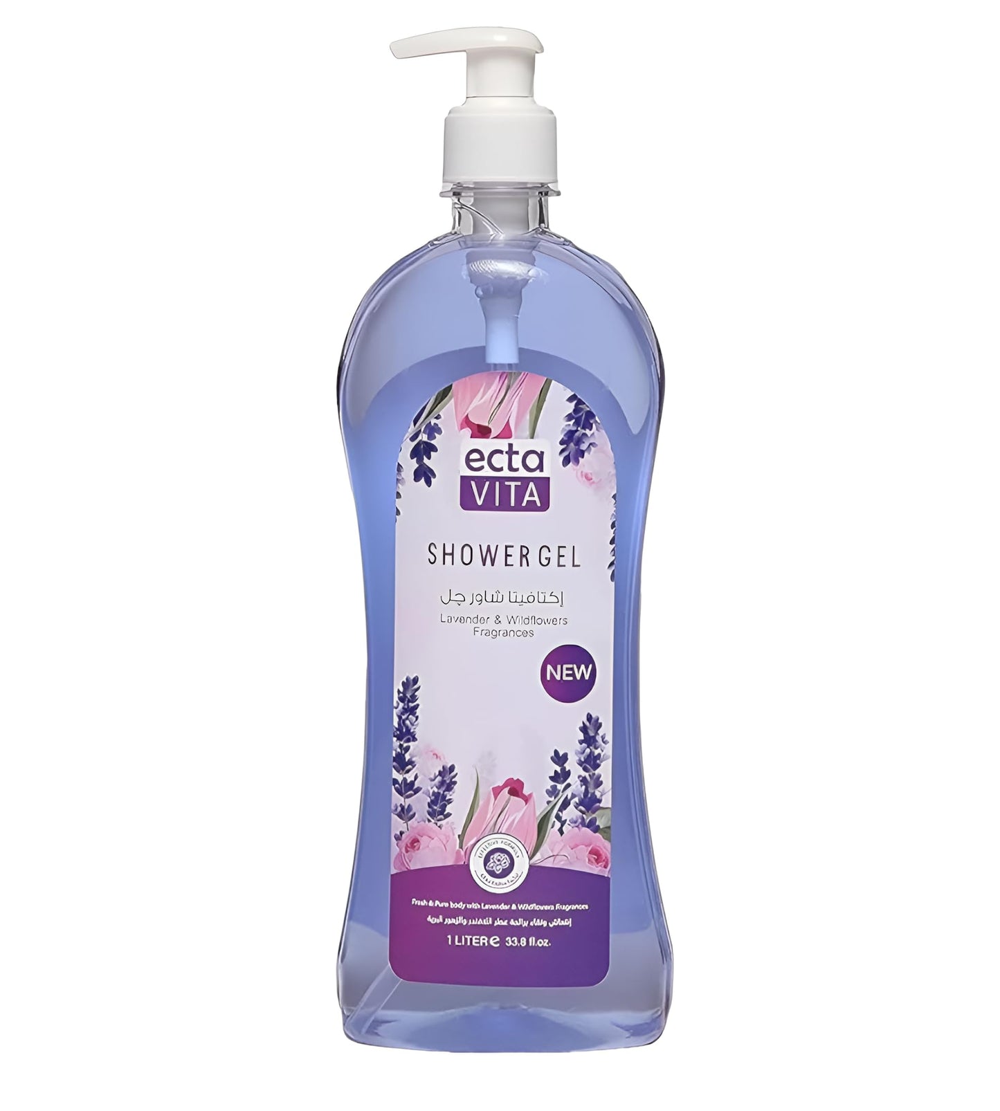 Melano Pharma Ectavita Shower Gel Soft&Smooth Body With Lavender&Wild Flowers-1L
