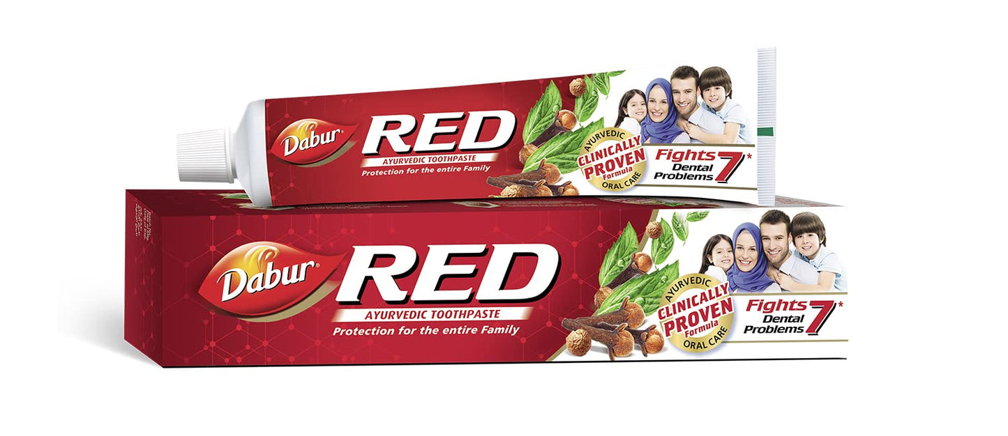 Dabur Red Ayurvedic Toothpaste for Teeth & Gums, 100 gm